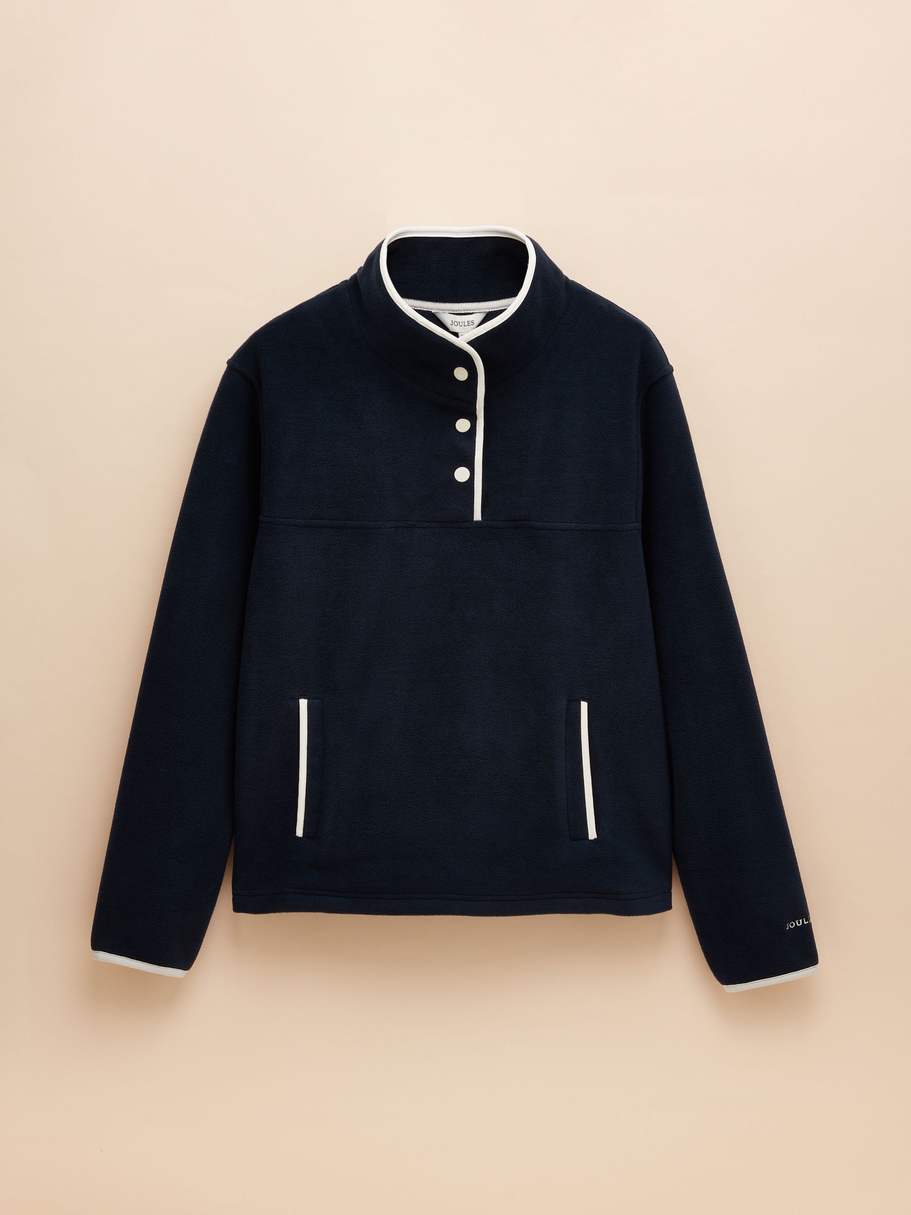 Lulworth Navy Blue Funnel Neck Fleece - Image 6 of 6