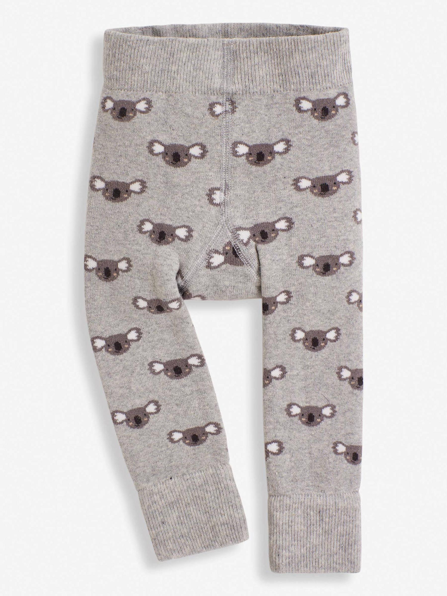 Koala Extra Thick Baby Leggings in Marl Grey Koala - Image 2 of 3