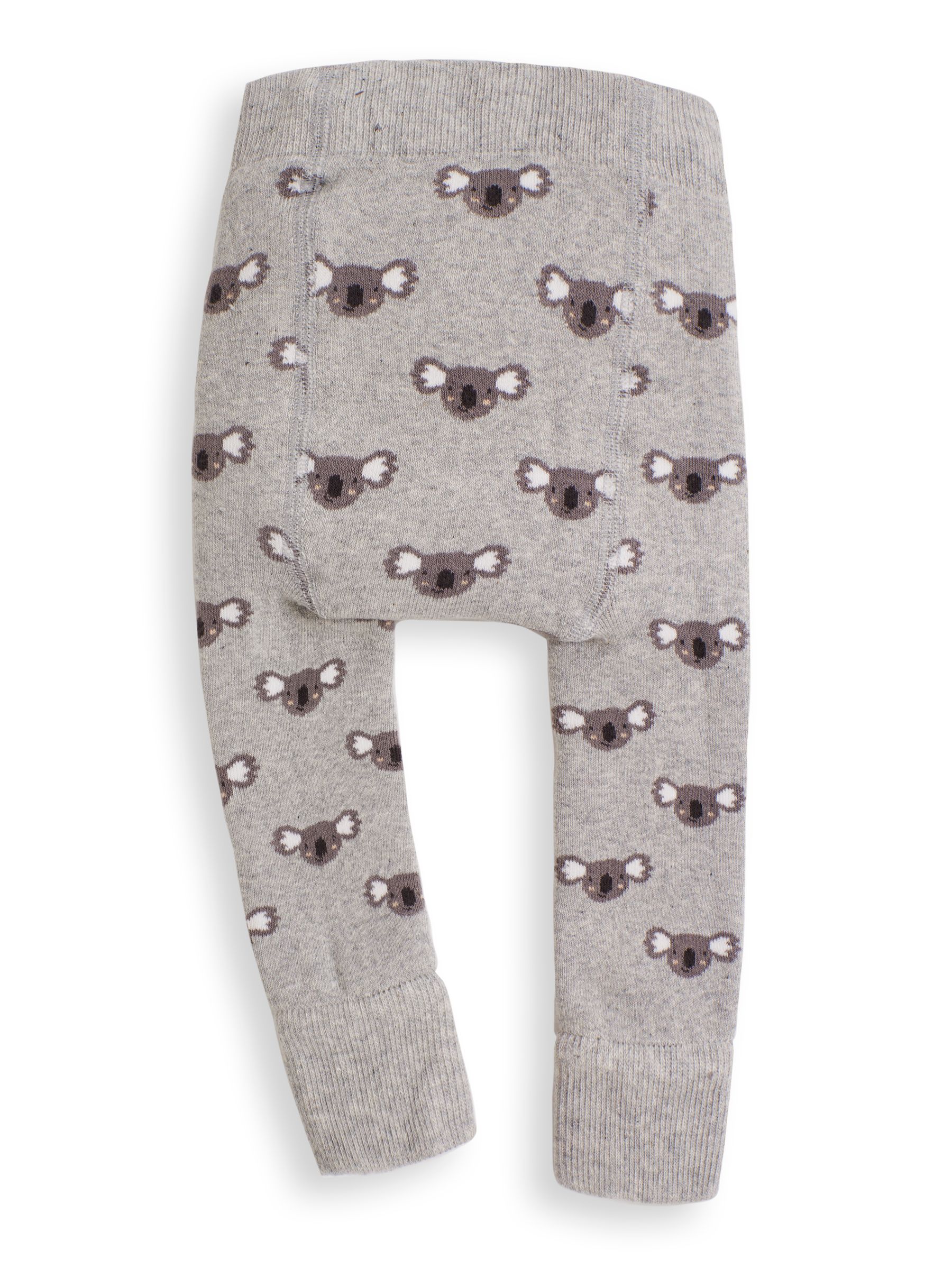 Koala Extra Thick Baby Leggings in Marl Grey Koala - Image 3 of 3