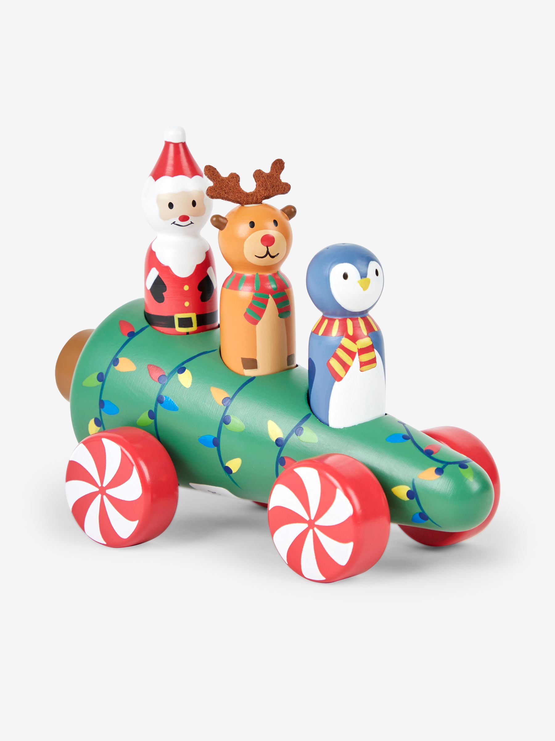 Wooden Christmas Tree Car Push-Along - Image 2 of 4