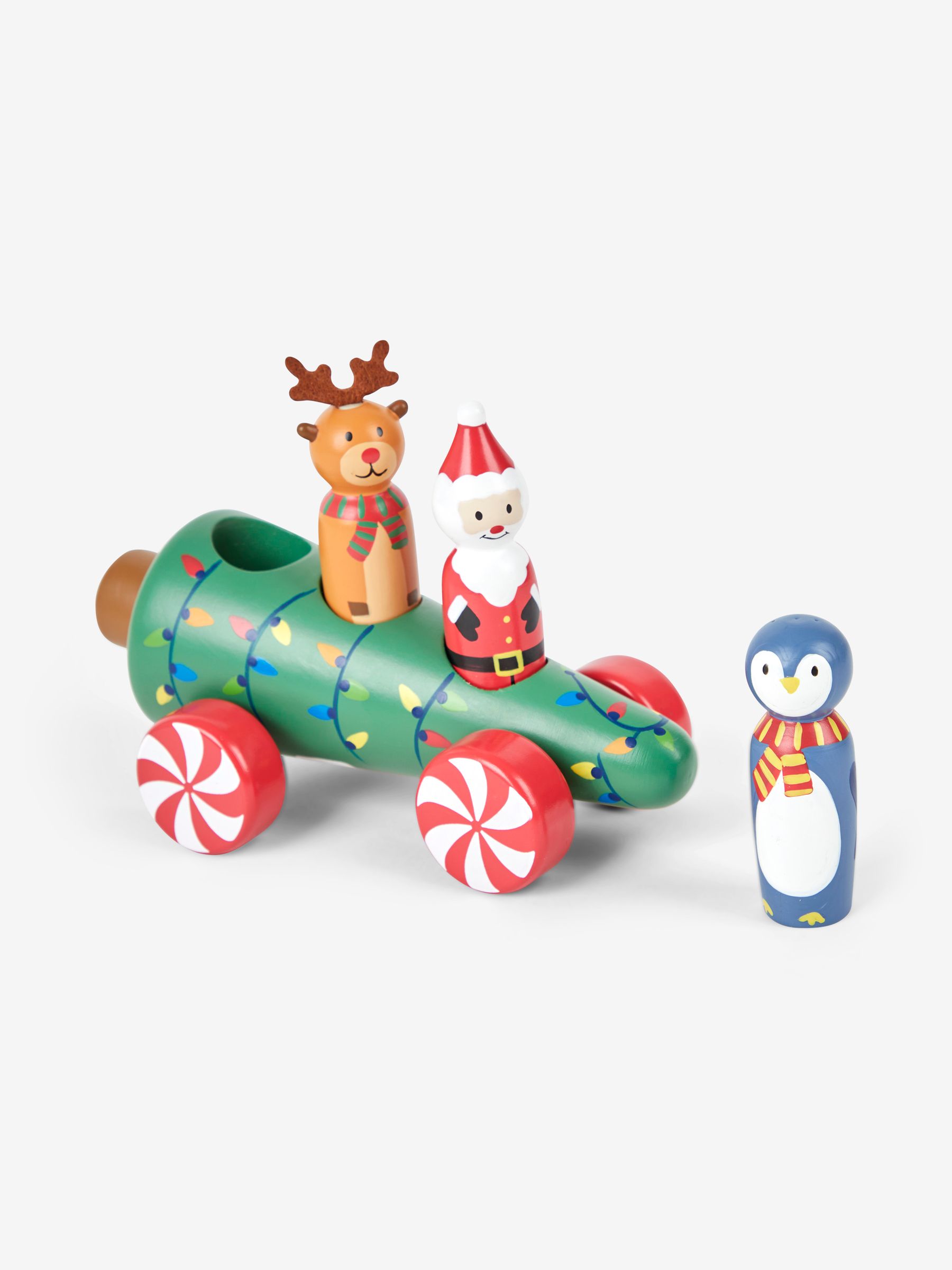 Wooden Christmas Tree Car Push-Along - Image 4 of 4