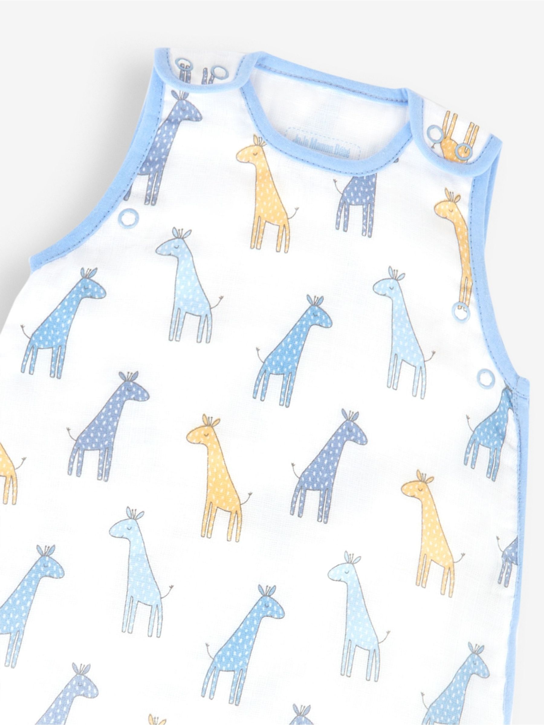 Blue Giraffe 1 Tog Baby Muslin Sleeping Bag - Image 3 of 3