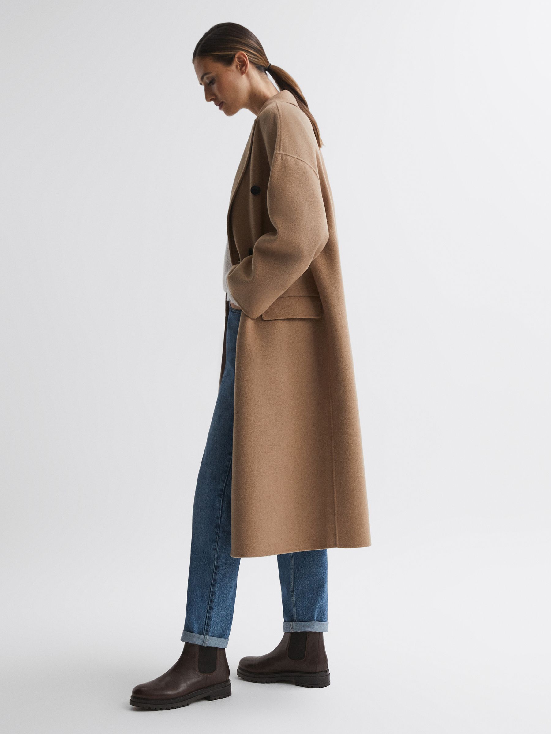 Leather Chelsea Boots in Chocolate - Image 2 of 5