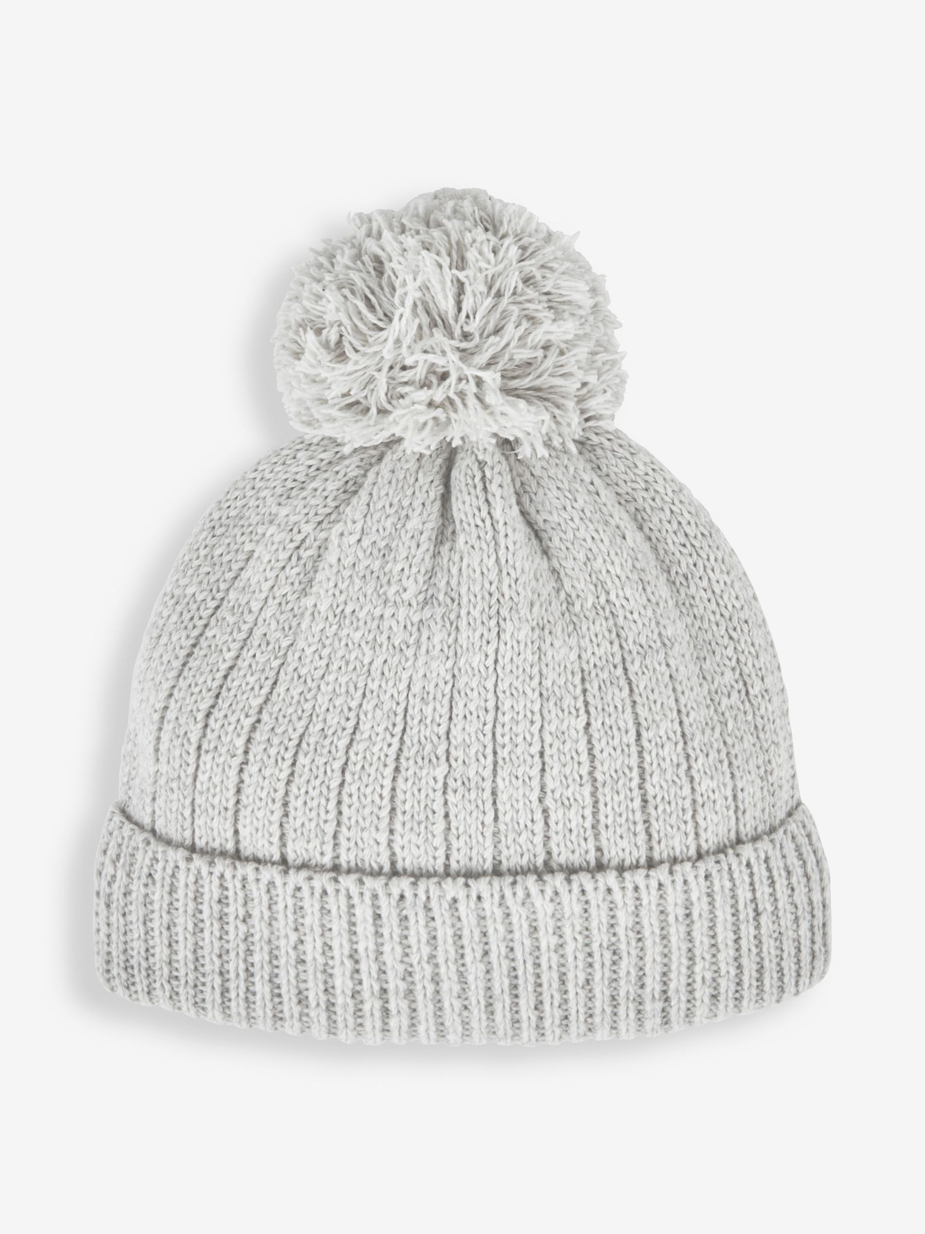Grey Cosy Rib Hat - Image 1 of 3