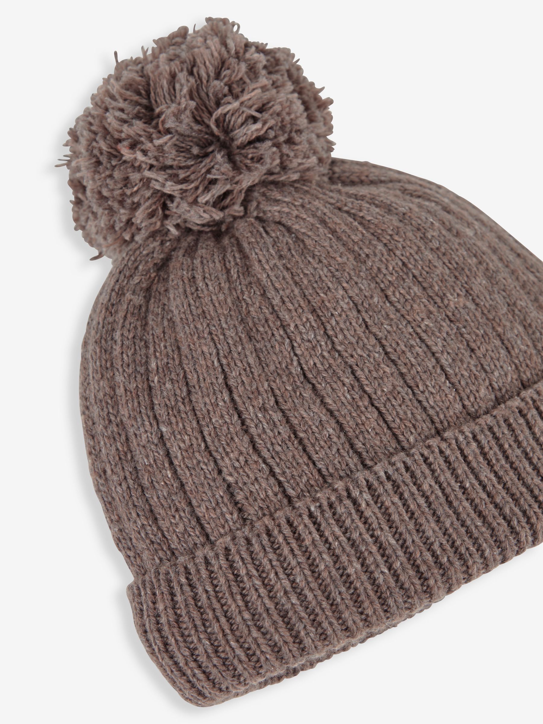 Brown Cosy Rib Hat - Image 2 of 2