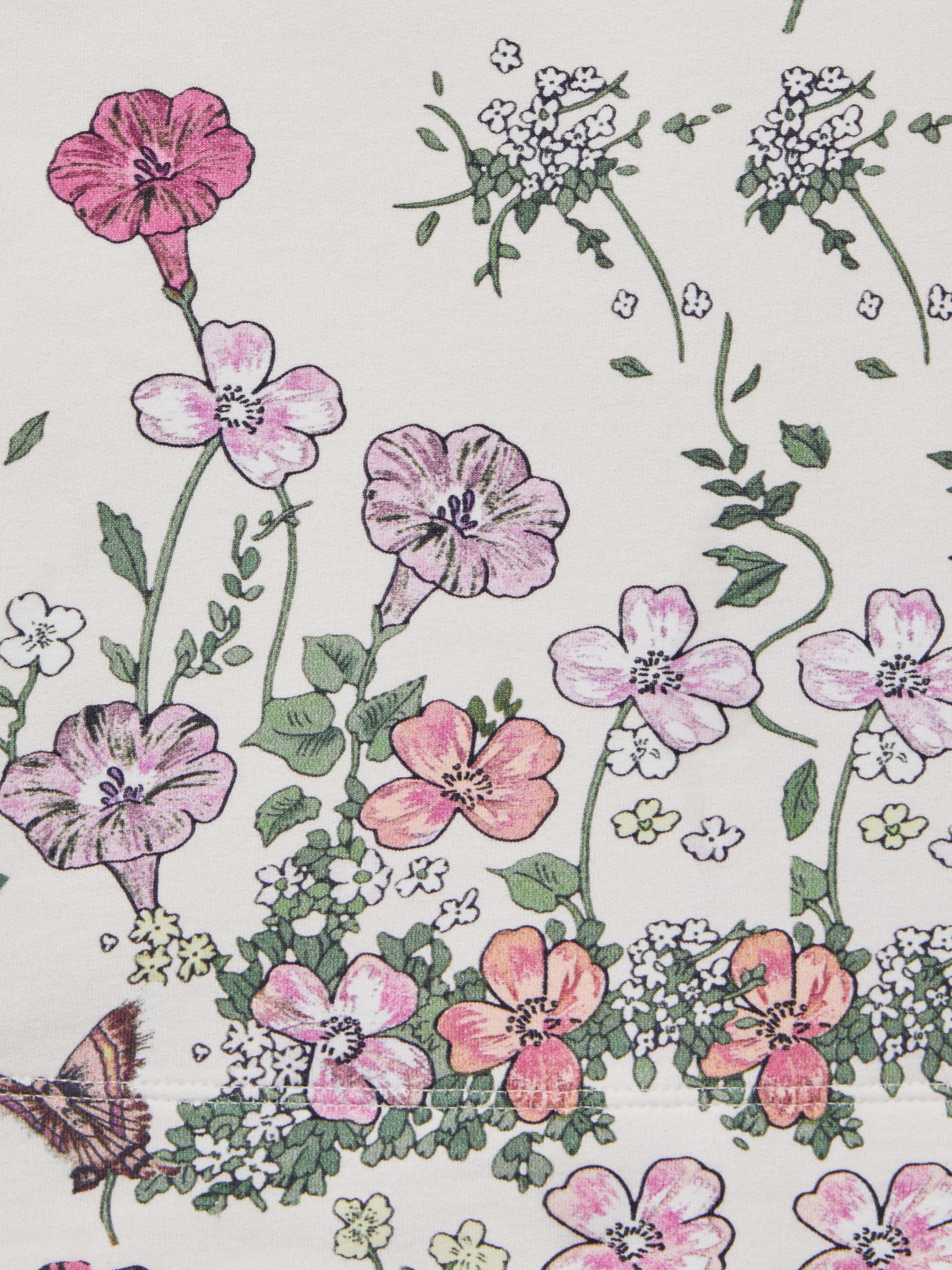 Junior Floral Print Vest in Pink Print - Image 7 of 7