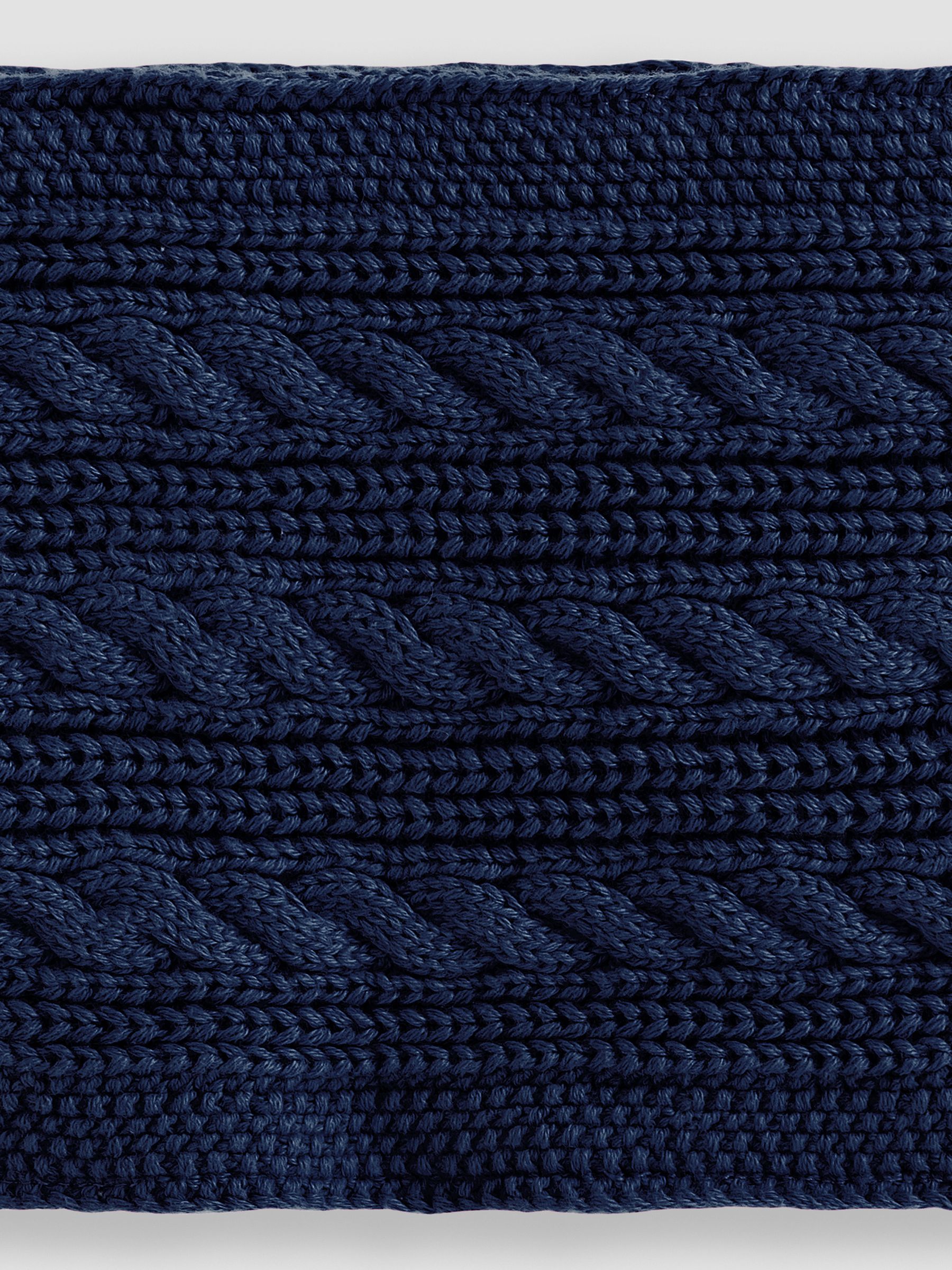 Navy Kids' Cable Knit Neck Cosy Scarf - Image 3 of 3