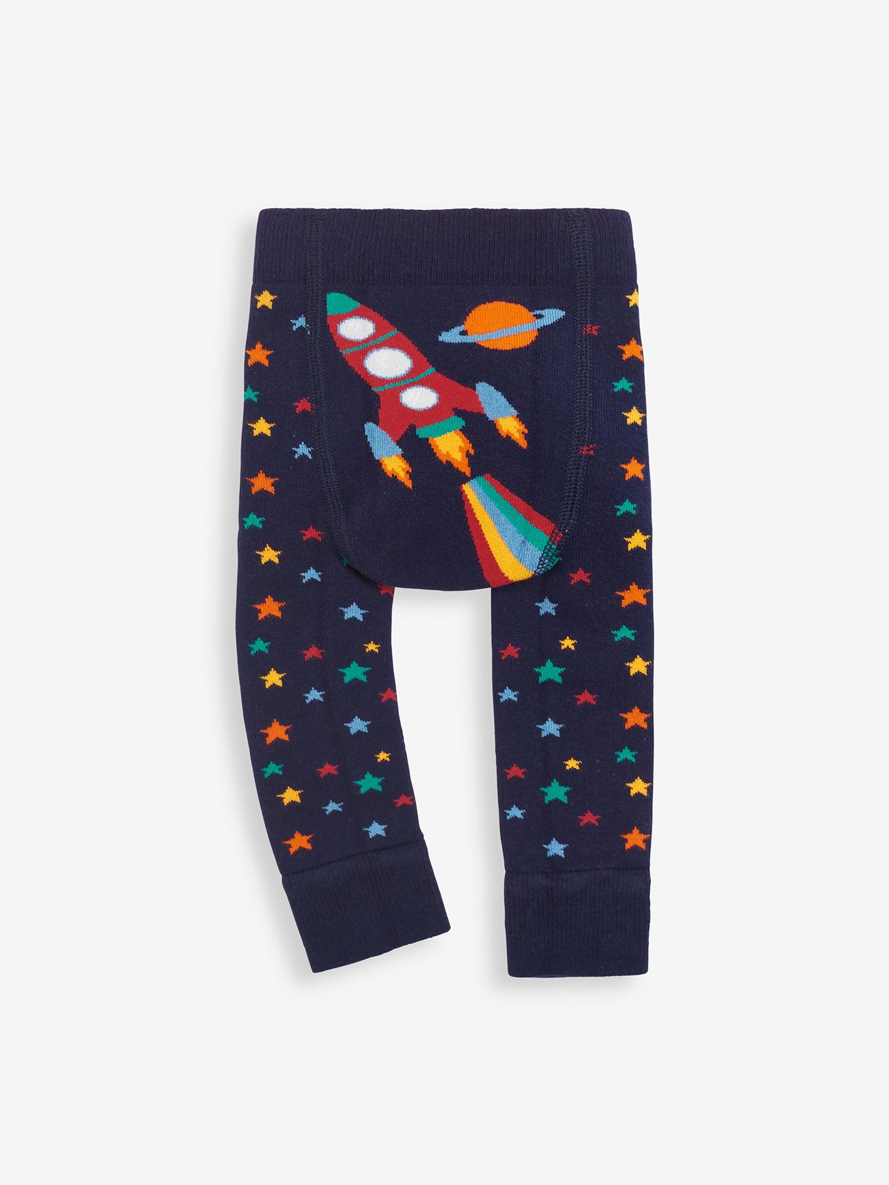 Rocket Extra Thick Baby Leggings in Navy Rocket - Image 1 of 1