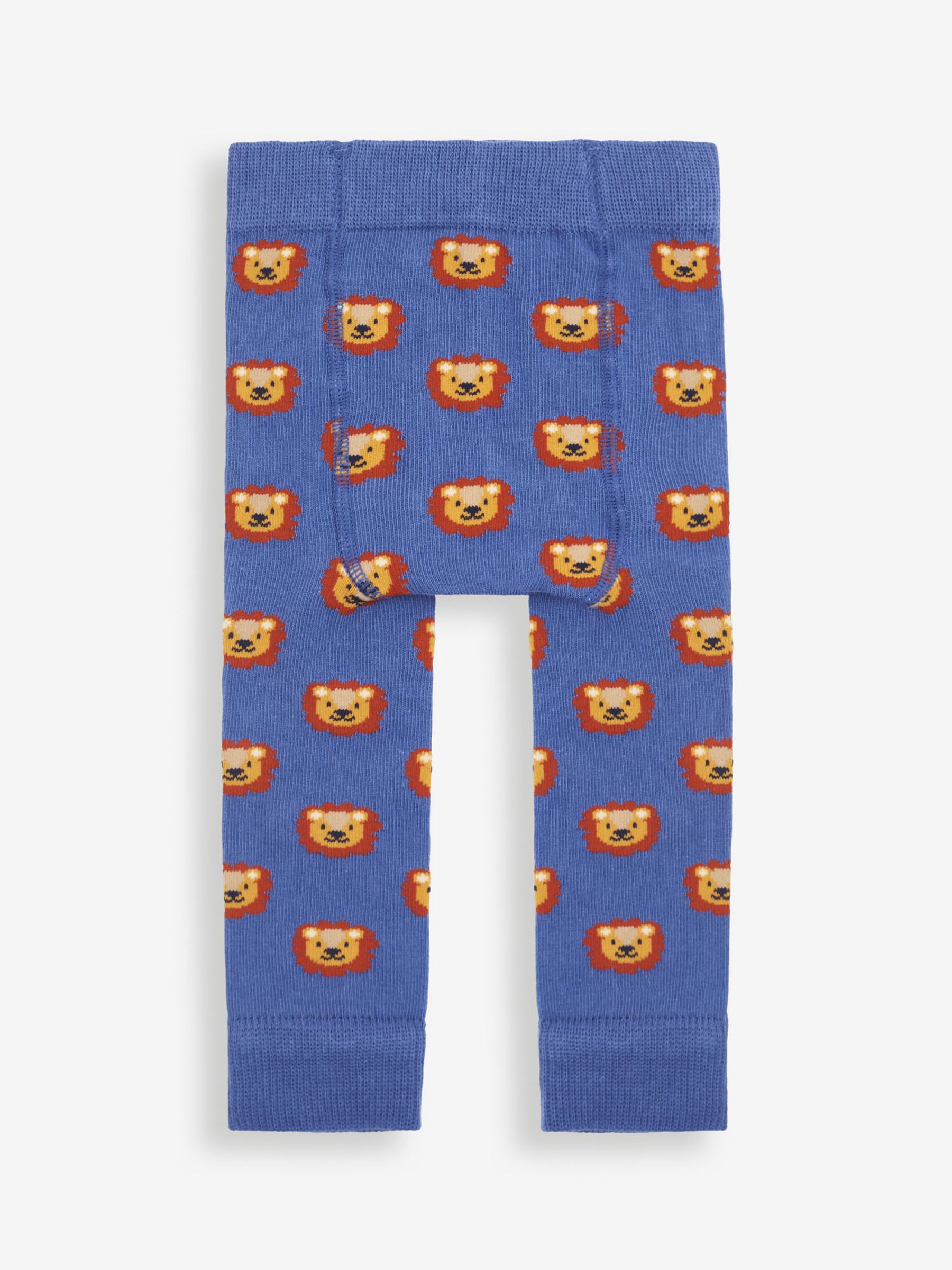 Lion Heads Baby Leggings in Denim Lion Heads - Image 1 of 2