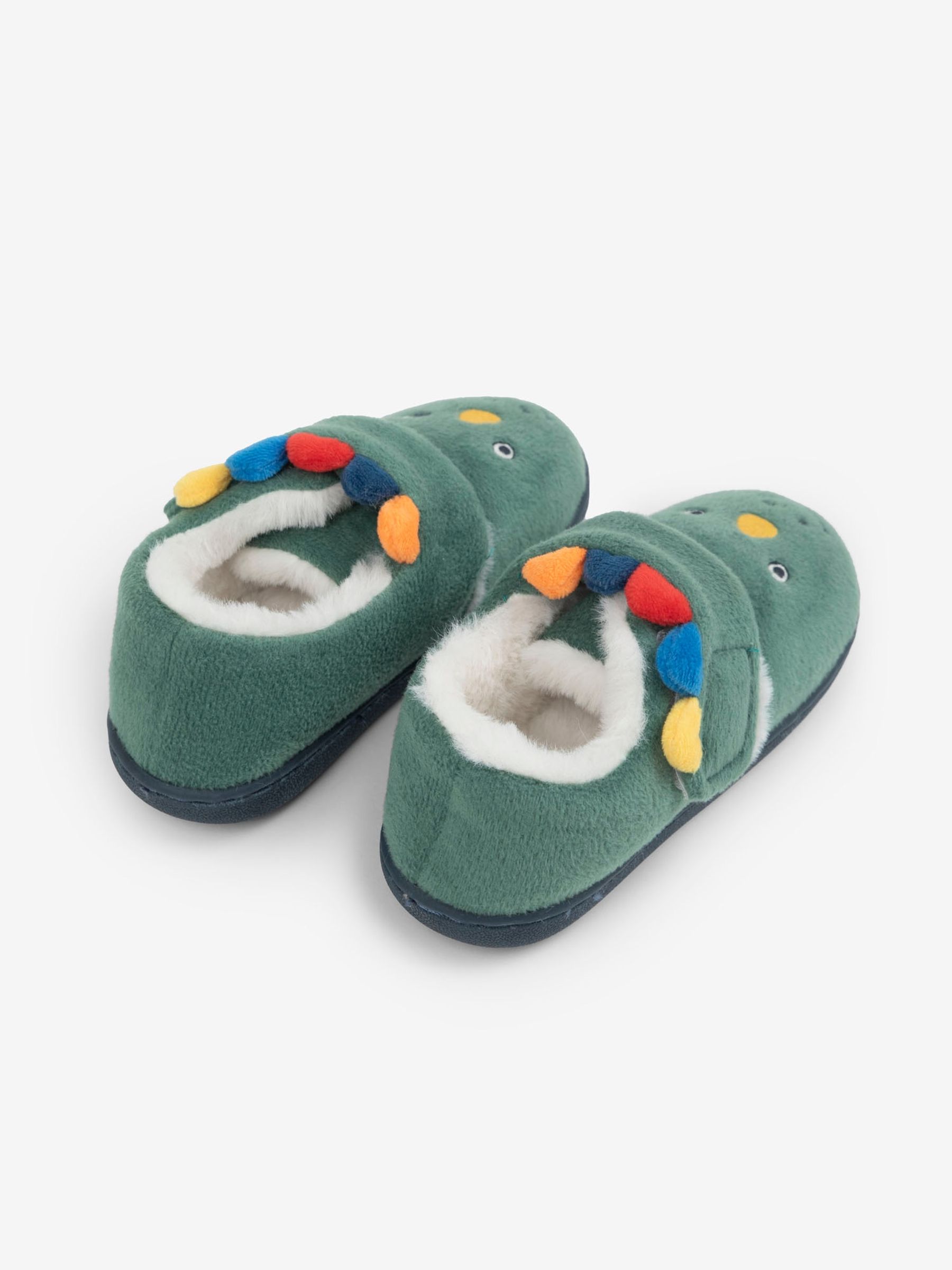 Dinosaur Easy On Slippers in Green - Image 3 of 4