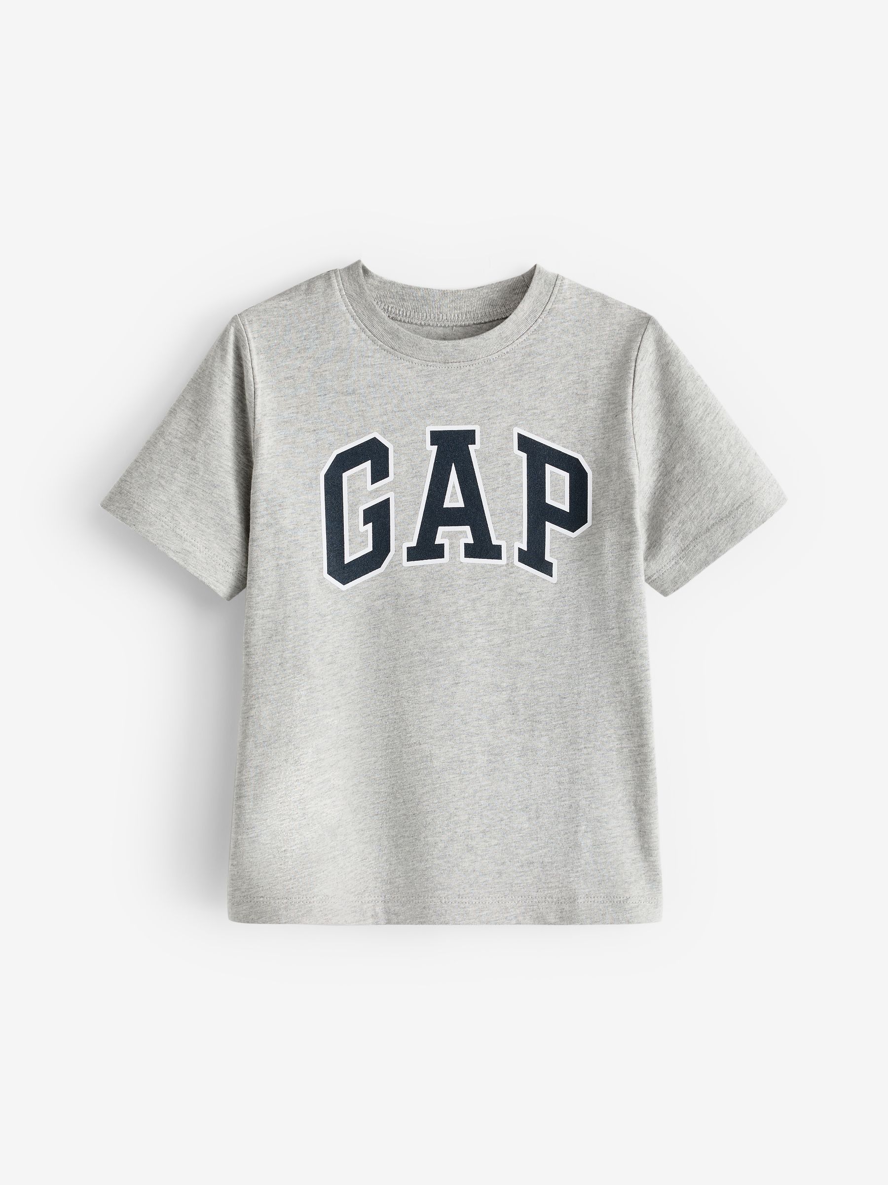 Grey Logo Short Sleeve Crew Neck T-Shirt (Newborn-5yrs) - Image 1 of 3