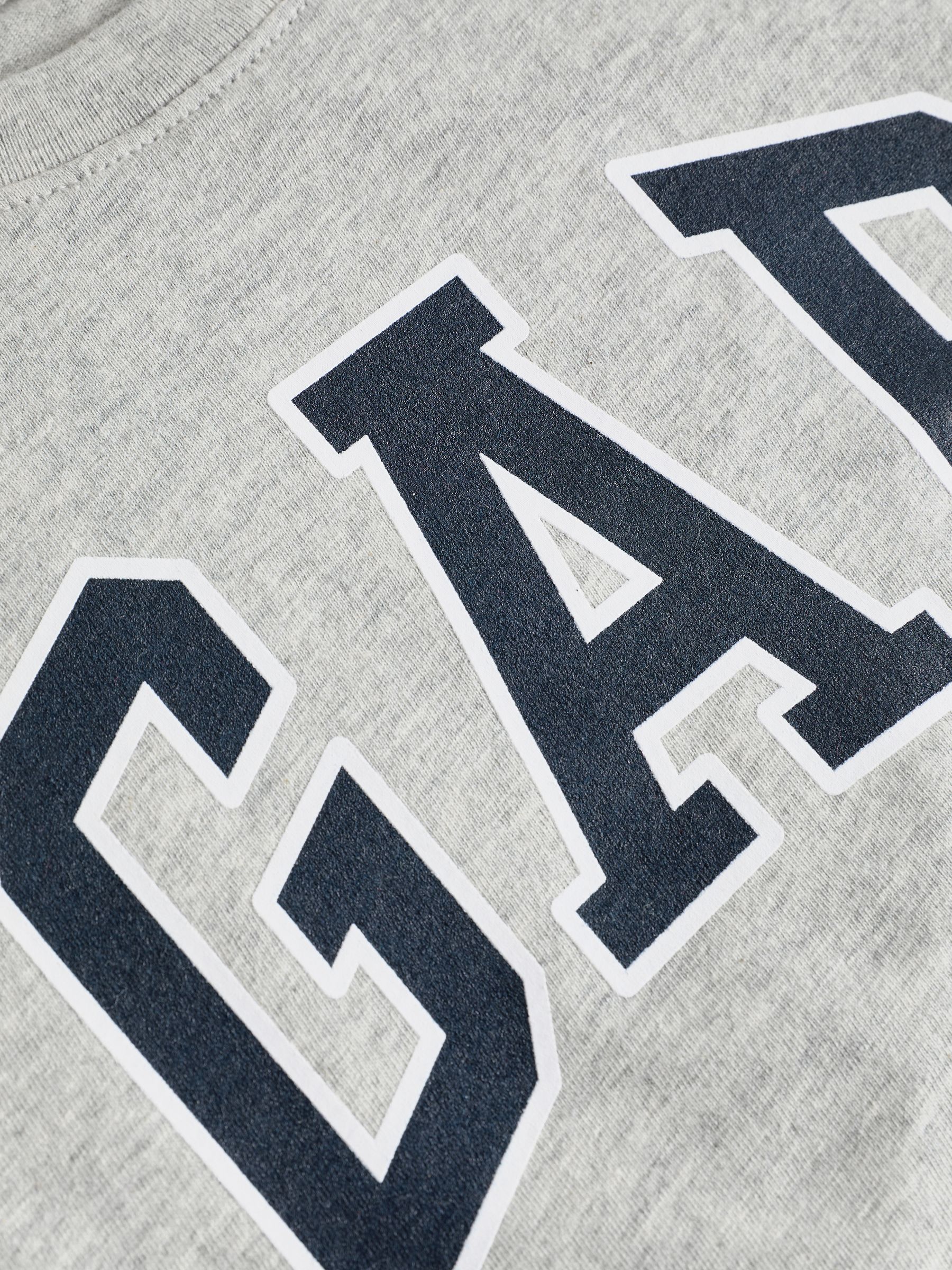 Grey Logo Short Sleeve Crew Neck T-Shirt (Newborn-5yrs) - Image 3 of 3