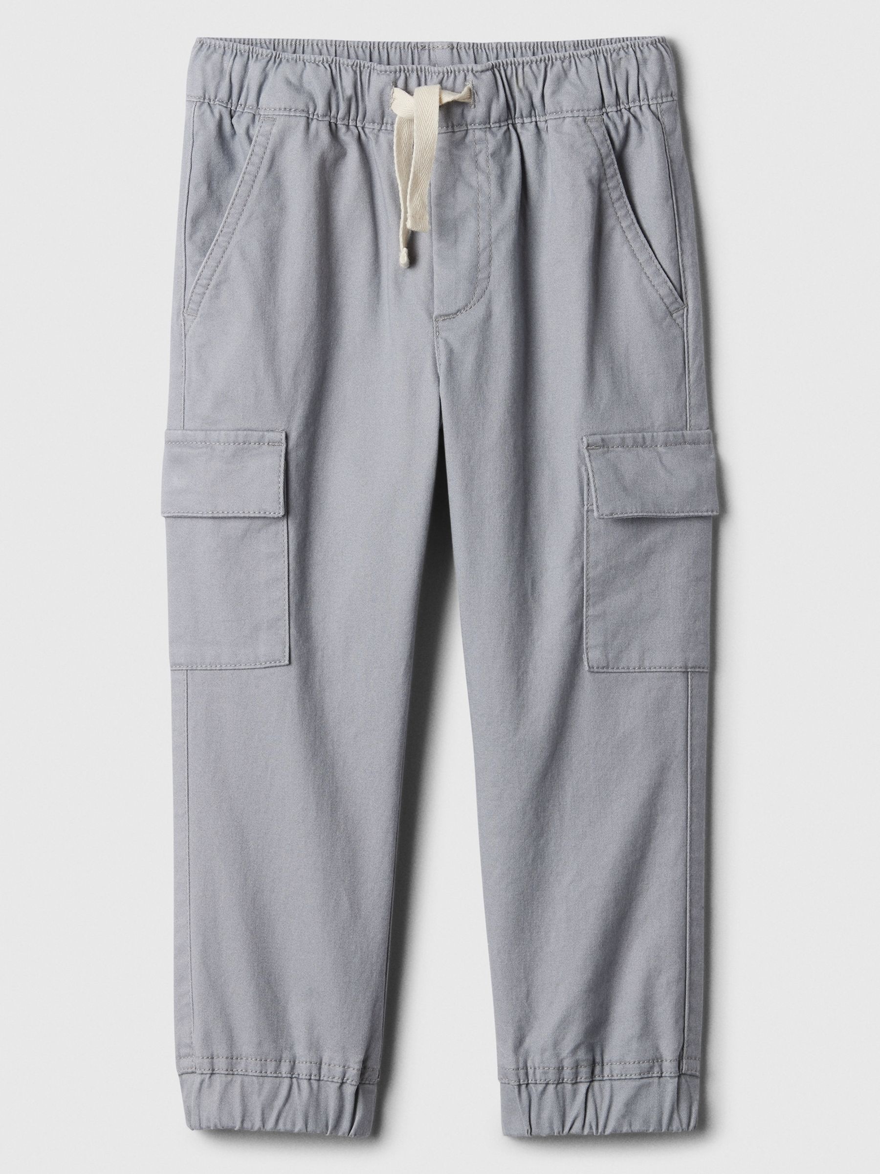 Grey Pull On Cargo Joggers with Washwell (Newborn-5yrs) - Image 1 of 1