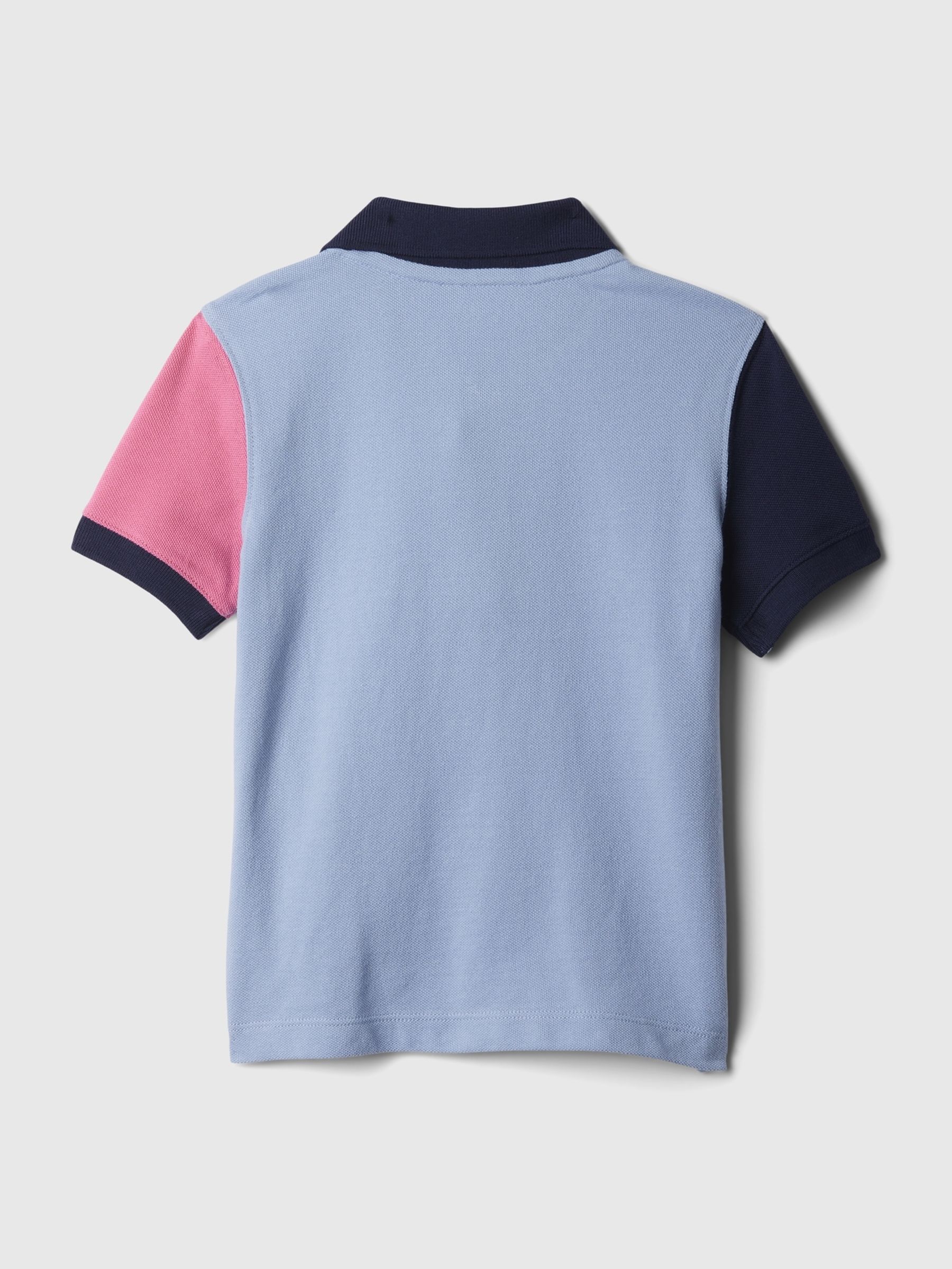 Blue Logo Arch Colorblock Polo Shirt (6mths-5yrs) - Image 2 of 2