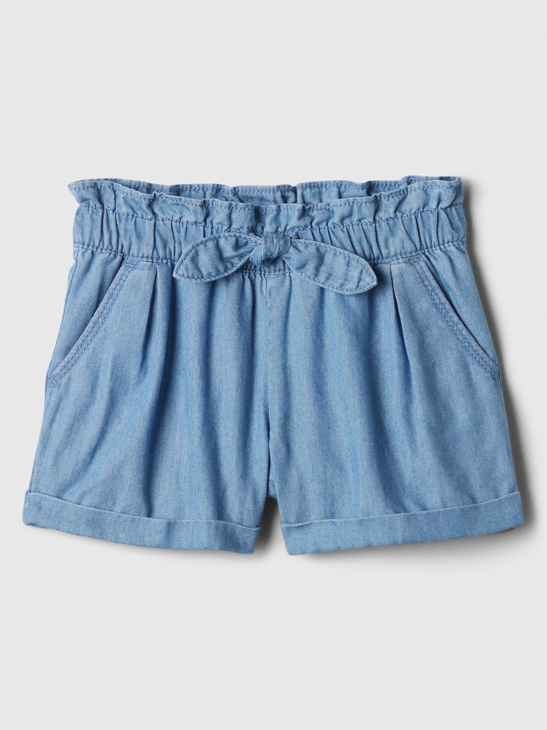Blue Chambray Baby Easy Pull On Short (6mths-5yrs) - Image 1 of 1