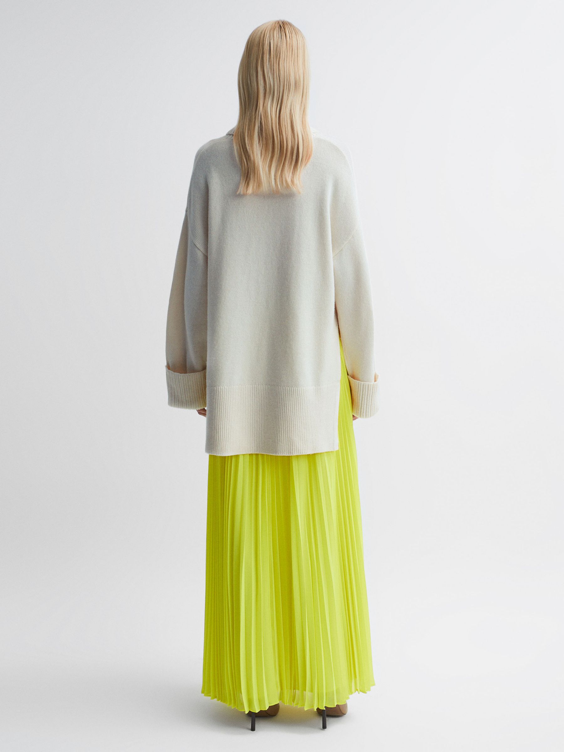 Florere Roll Neck Jumper in Ivory - Image 4 of 6