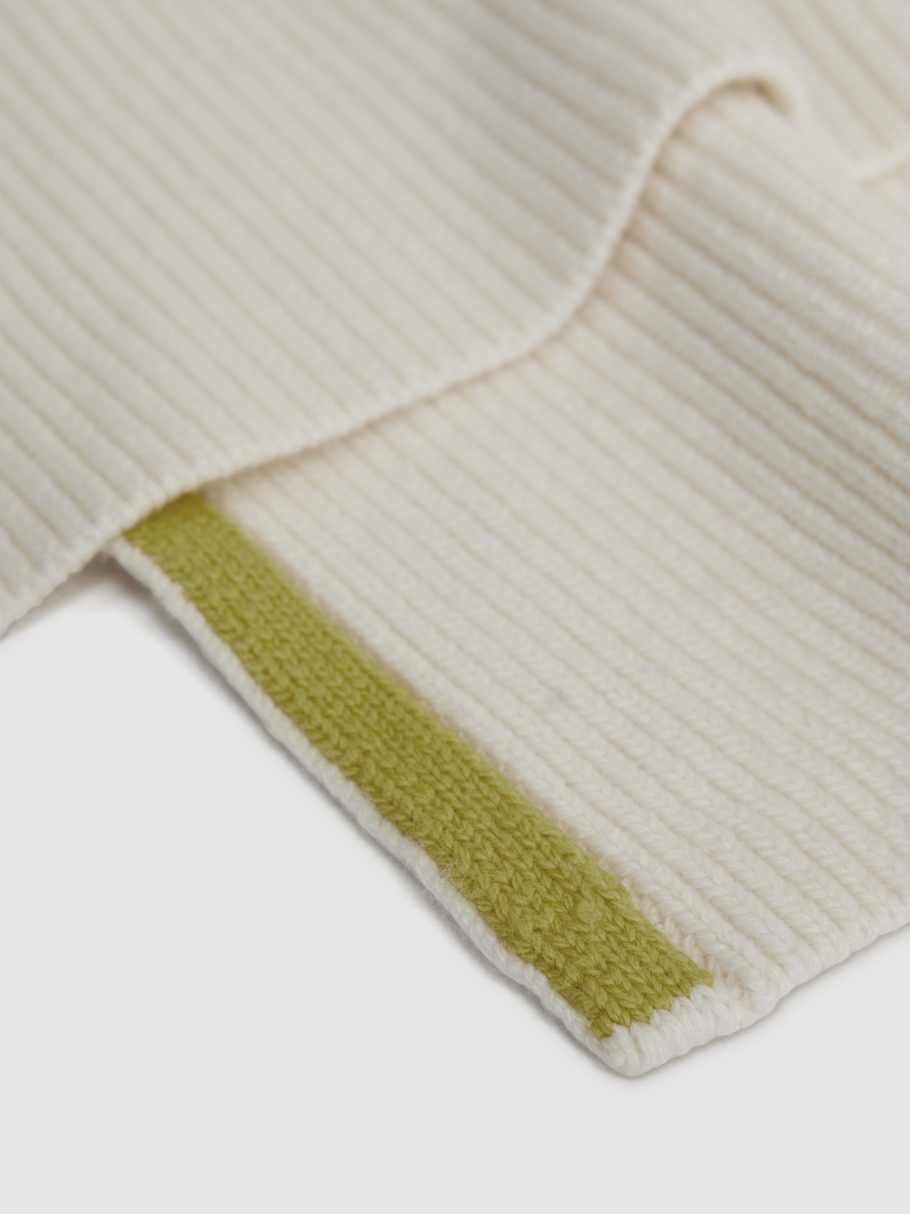 Florere Roll Neck Jumper in Ivory - Image 6 of 6