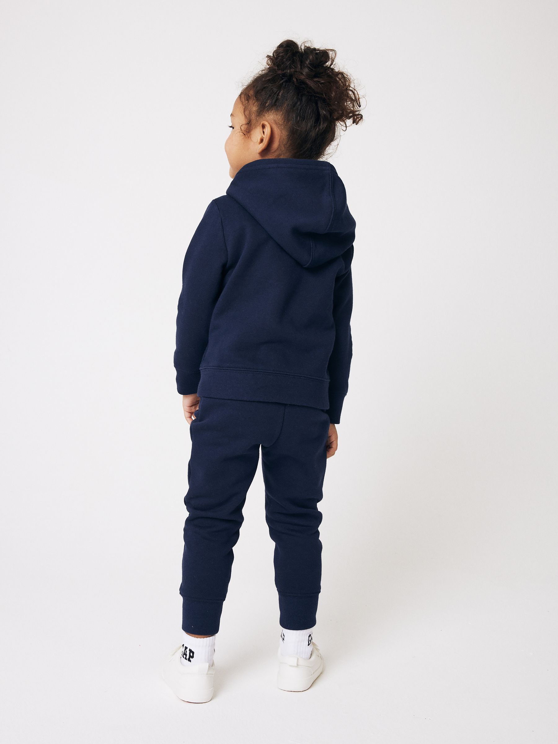 Navy Blue Logo Arch Baby Zip Through Hoodie (Newborn-5yrs) - Image 4 of 9