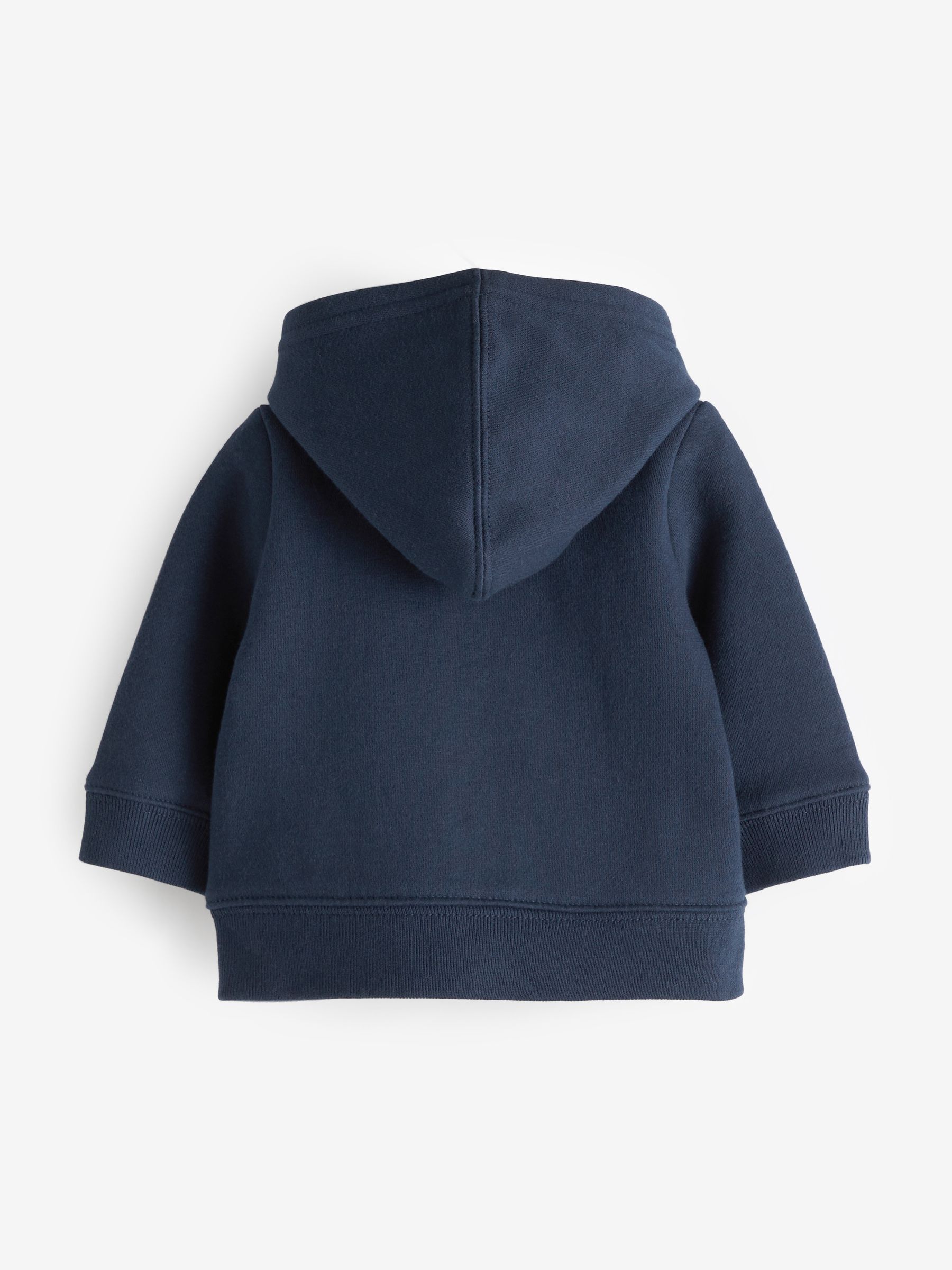 Navy Blue Logo Arch Baby Zip Through Hoodie (Newborn-5yrs) - Image 9 of 9