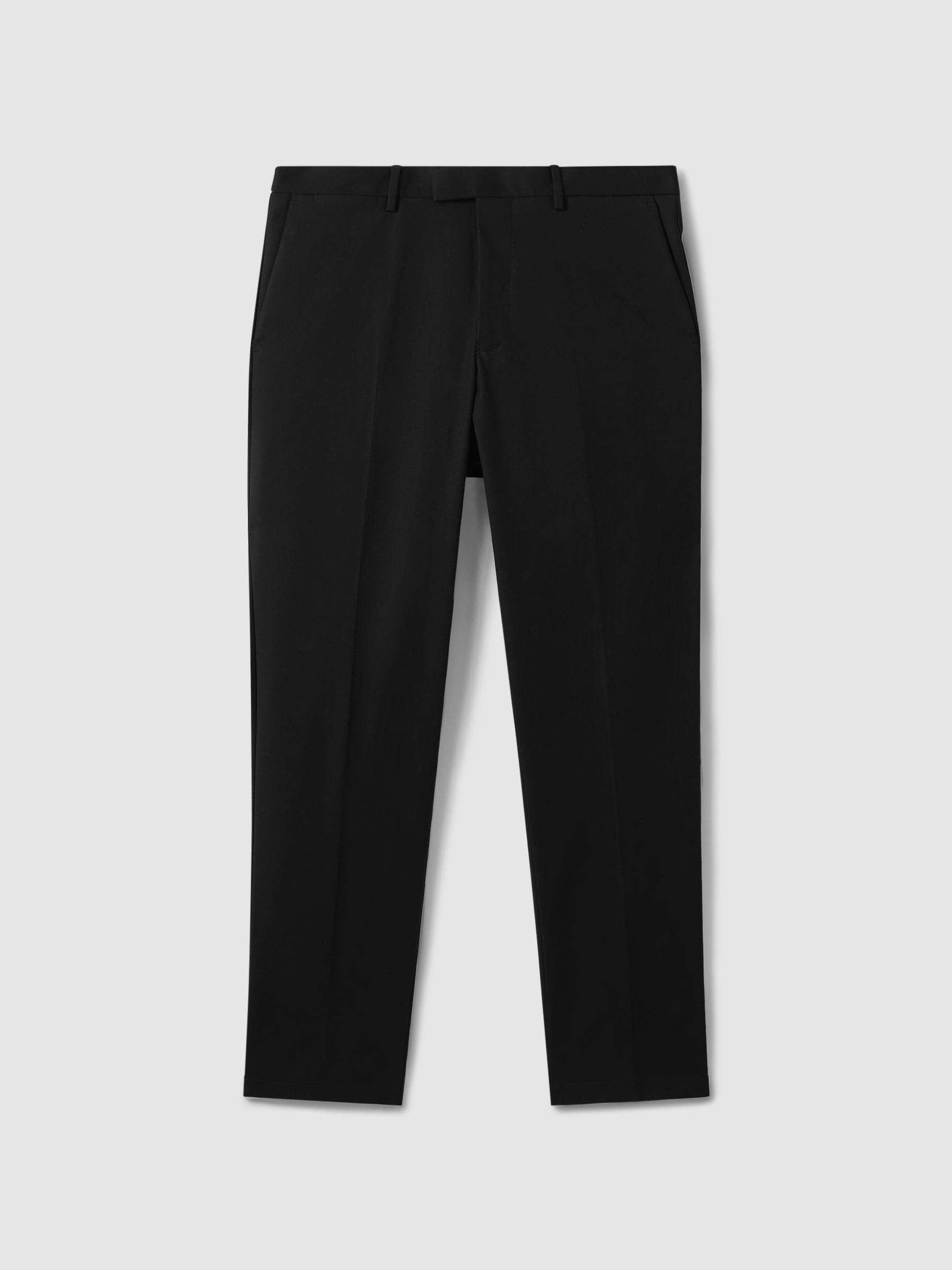 Cotton Blend Chinos in Black - Image 2 of 6