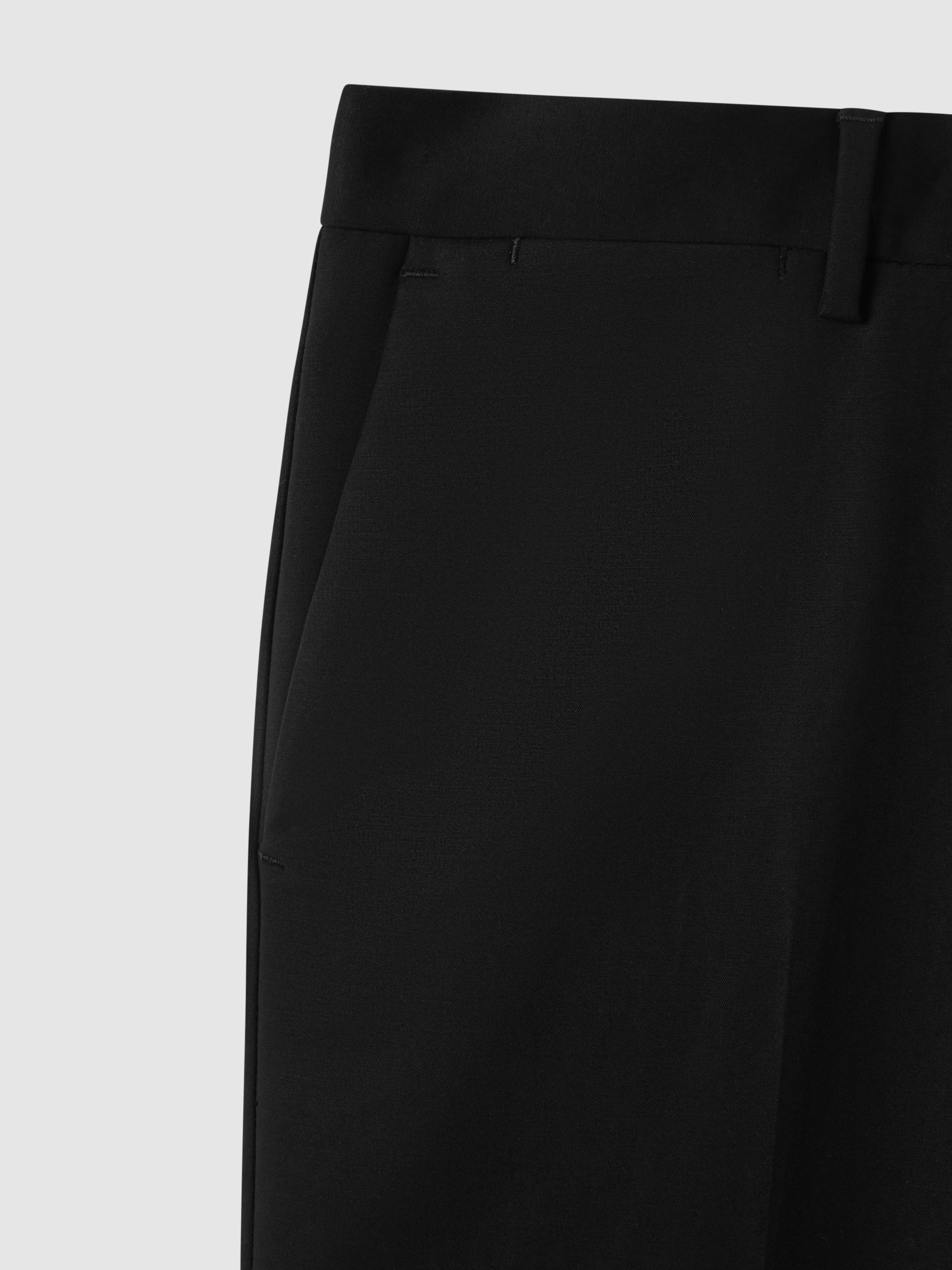 Cotton Blend Chinos in Black - Image 5 of 6
