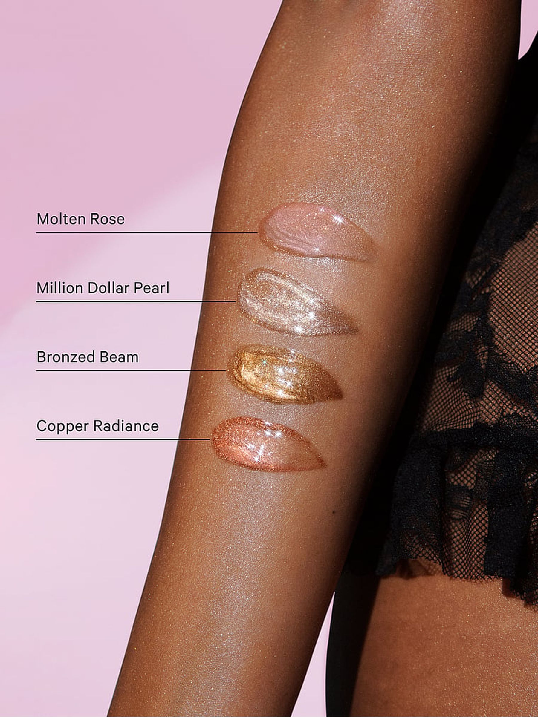 Molten Rose Bombshell Shine Diamond Glaze Body Luminizer - Image 3 of 4