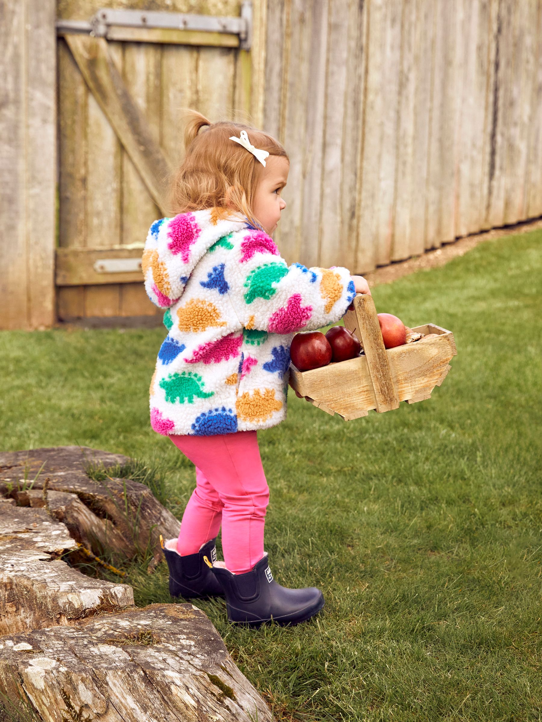 Cobalt Blue Bird & Pink Girls' 2-Pack Leggings - Image 7 of 8