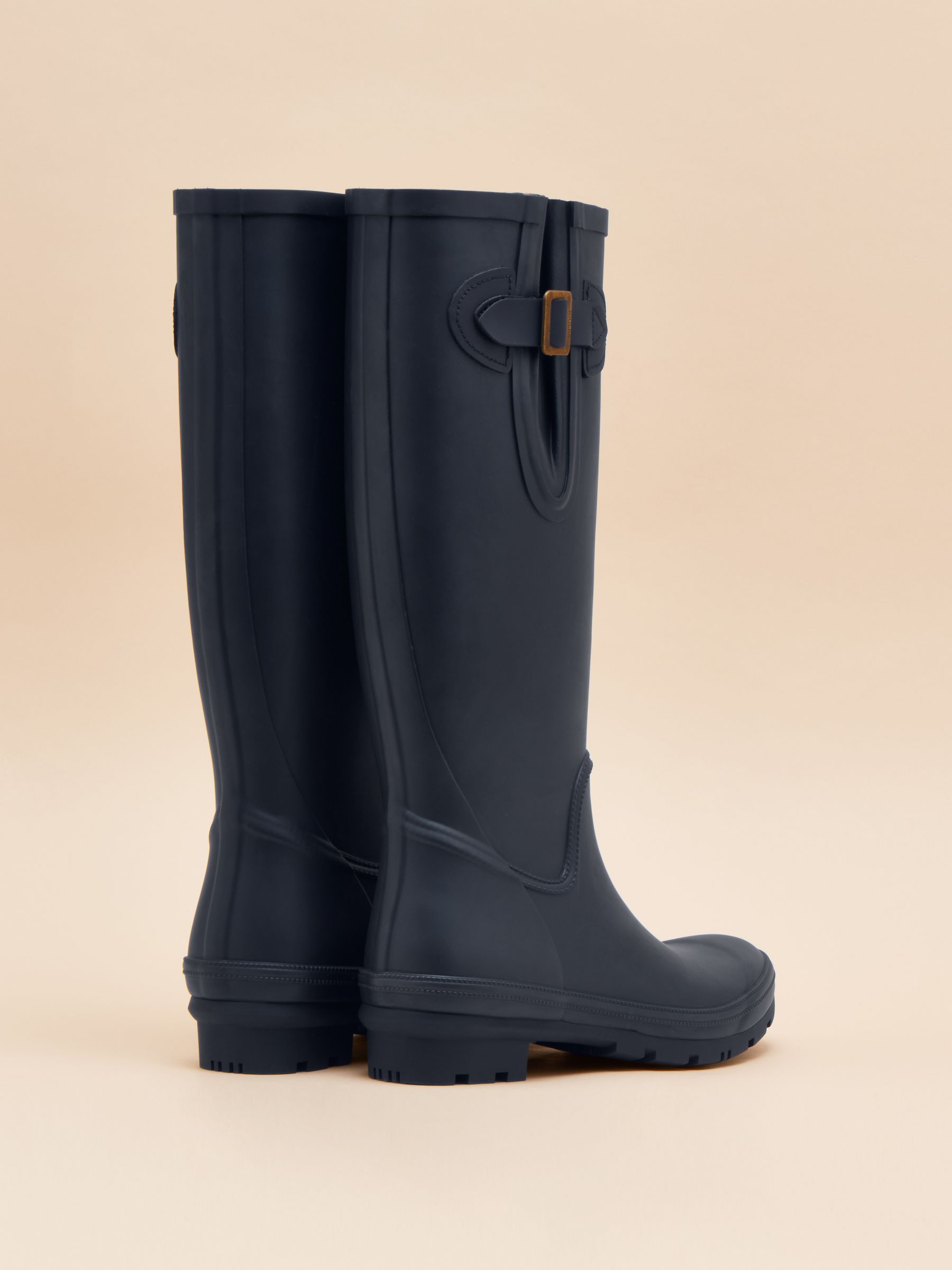 Houghton Navy Blue Adjustable Tall Wellies - Image 2 of 6
