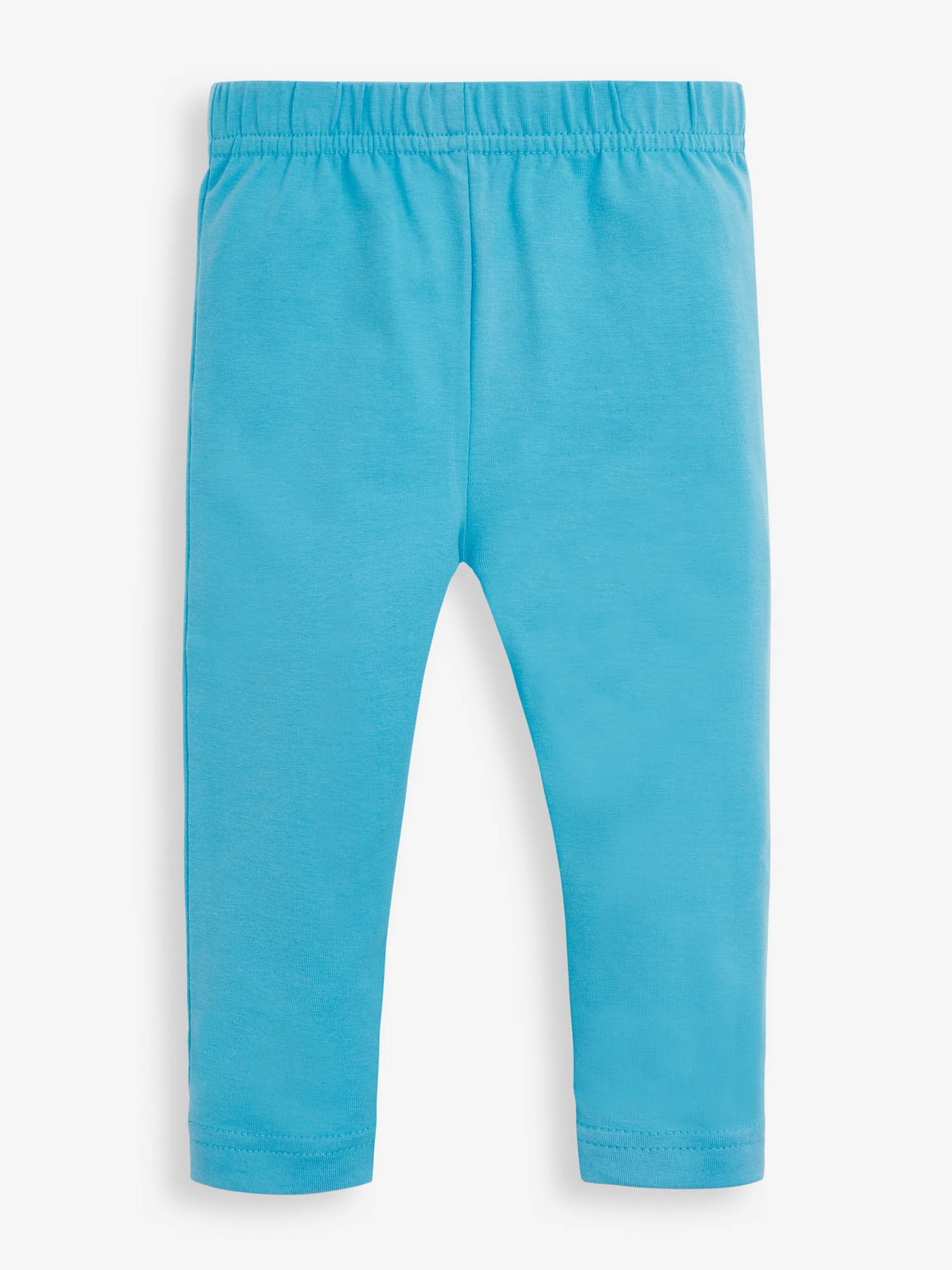 Orchid 2-Pack Girls' Pink Shell Print & Blue Leggings - Image 3 of 5