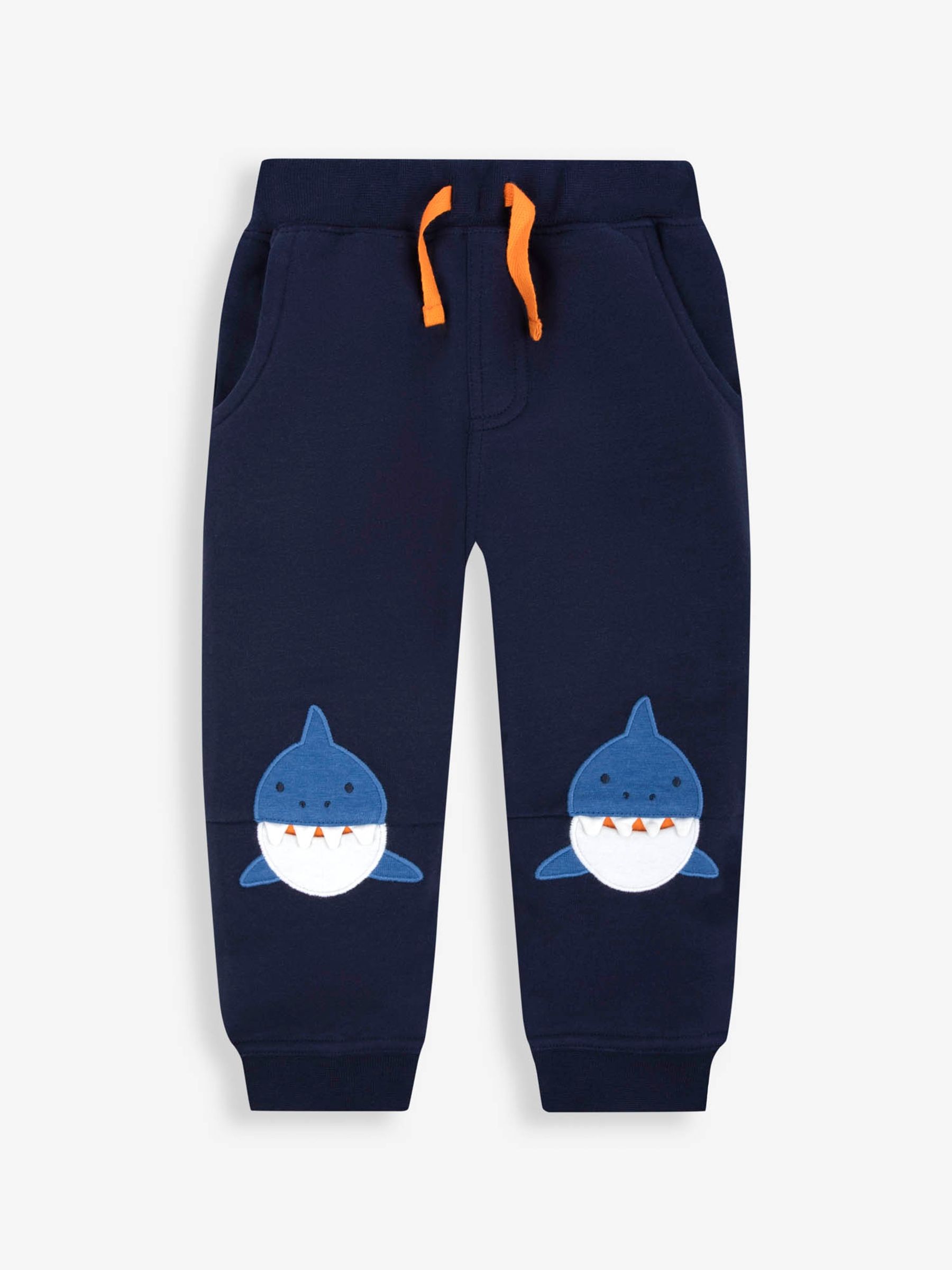 Navy Shark Appliqué With Pet In Pocket Joggers - Image 2 of 4