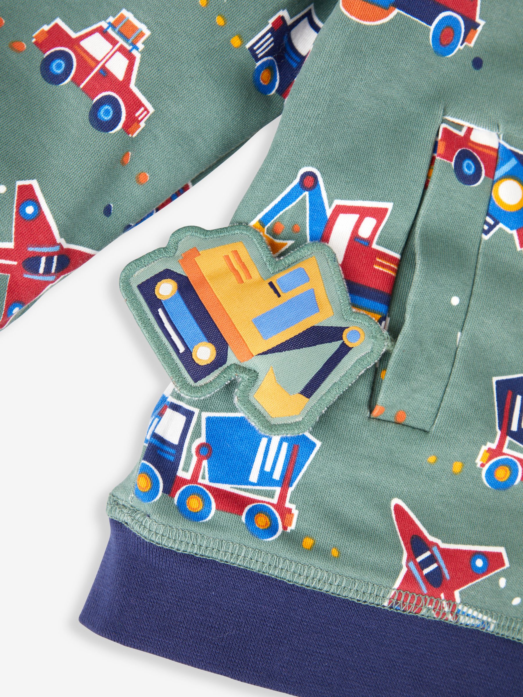Navy Blue Digger Reversible Appliqué Jersey Hoodie - Image 10 of 10