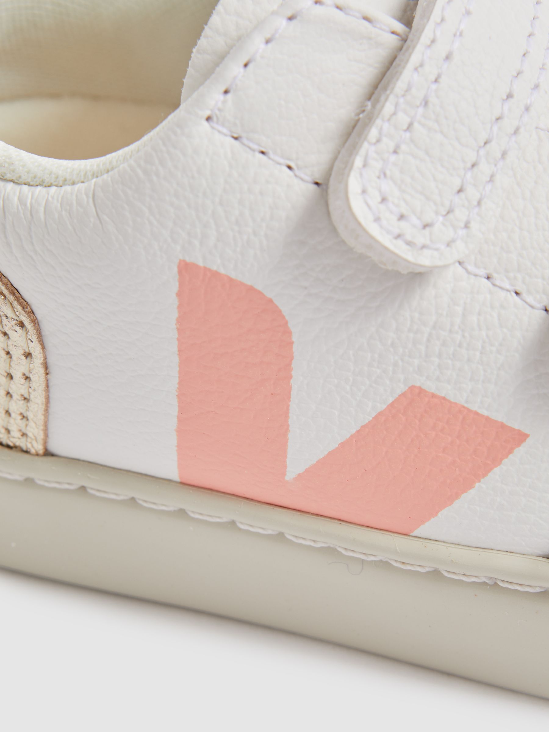 Veja Velcro Trainers in White Multi - Image 4 of 4