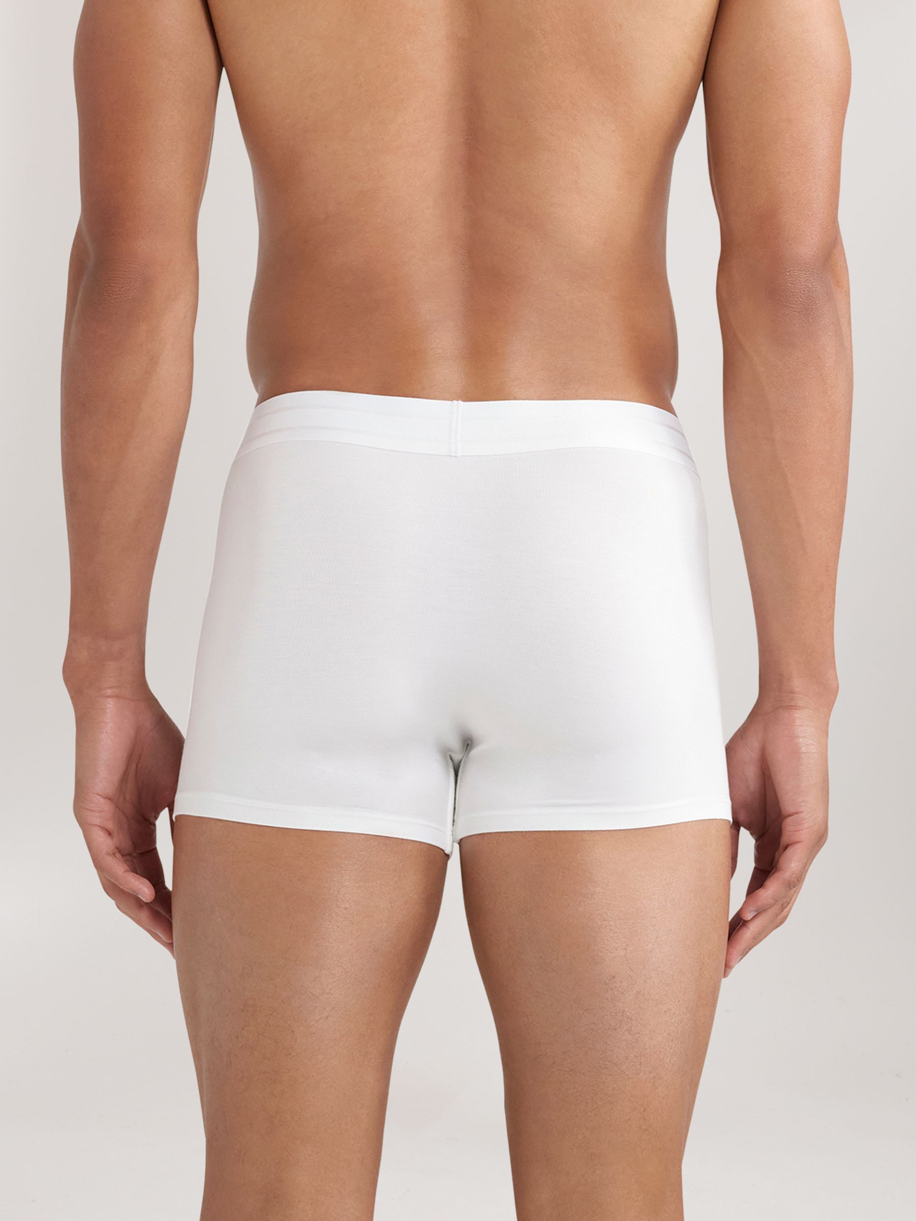 CHÉ Studios Boxer Trunks with TENCEL™ Fibers in White - Image 3 of 5