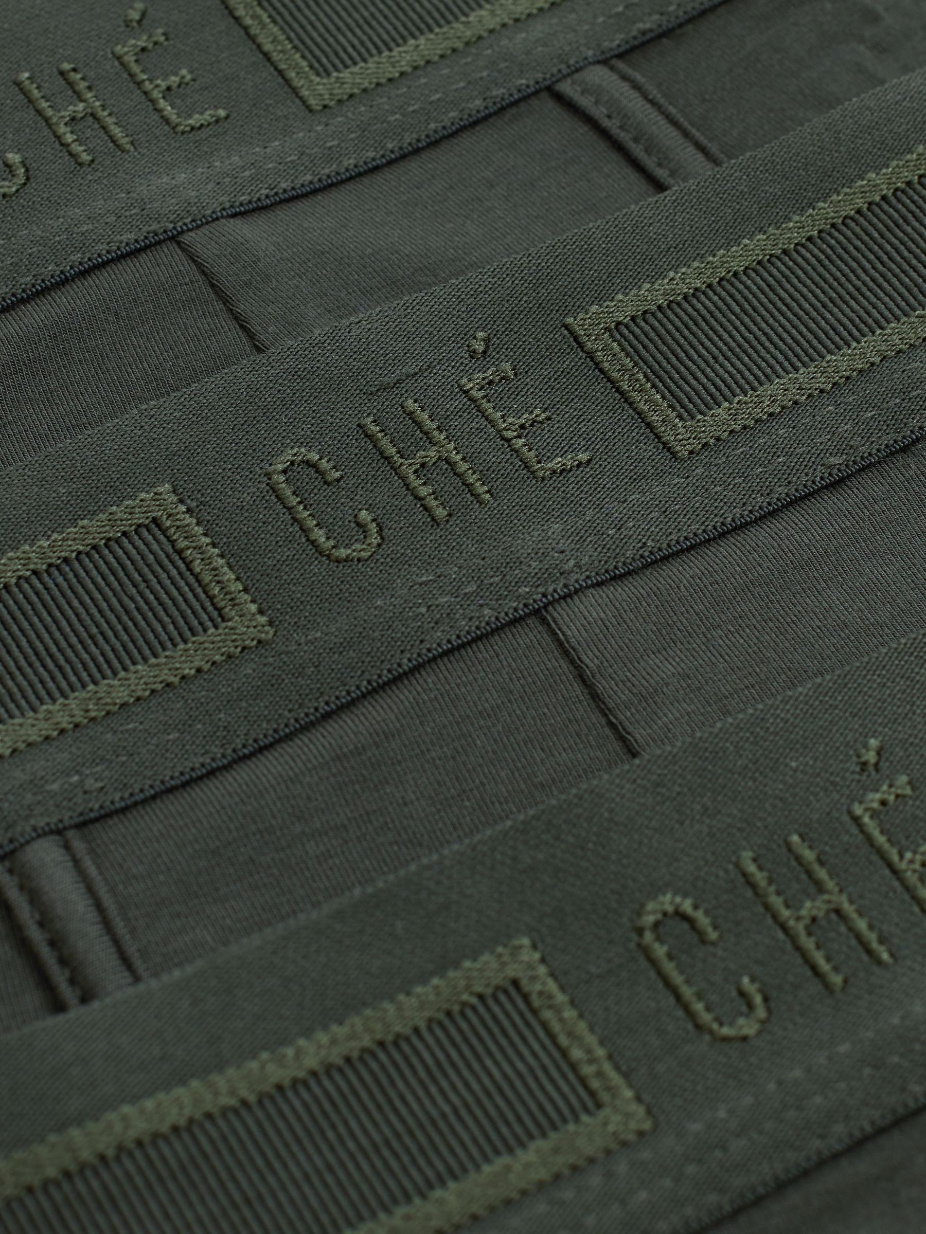 CHÉ Studios Boxer Trunks with TENCEL™ Fibers in Pine Green - Image 4 of 5