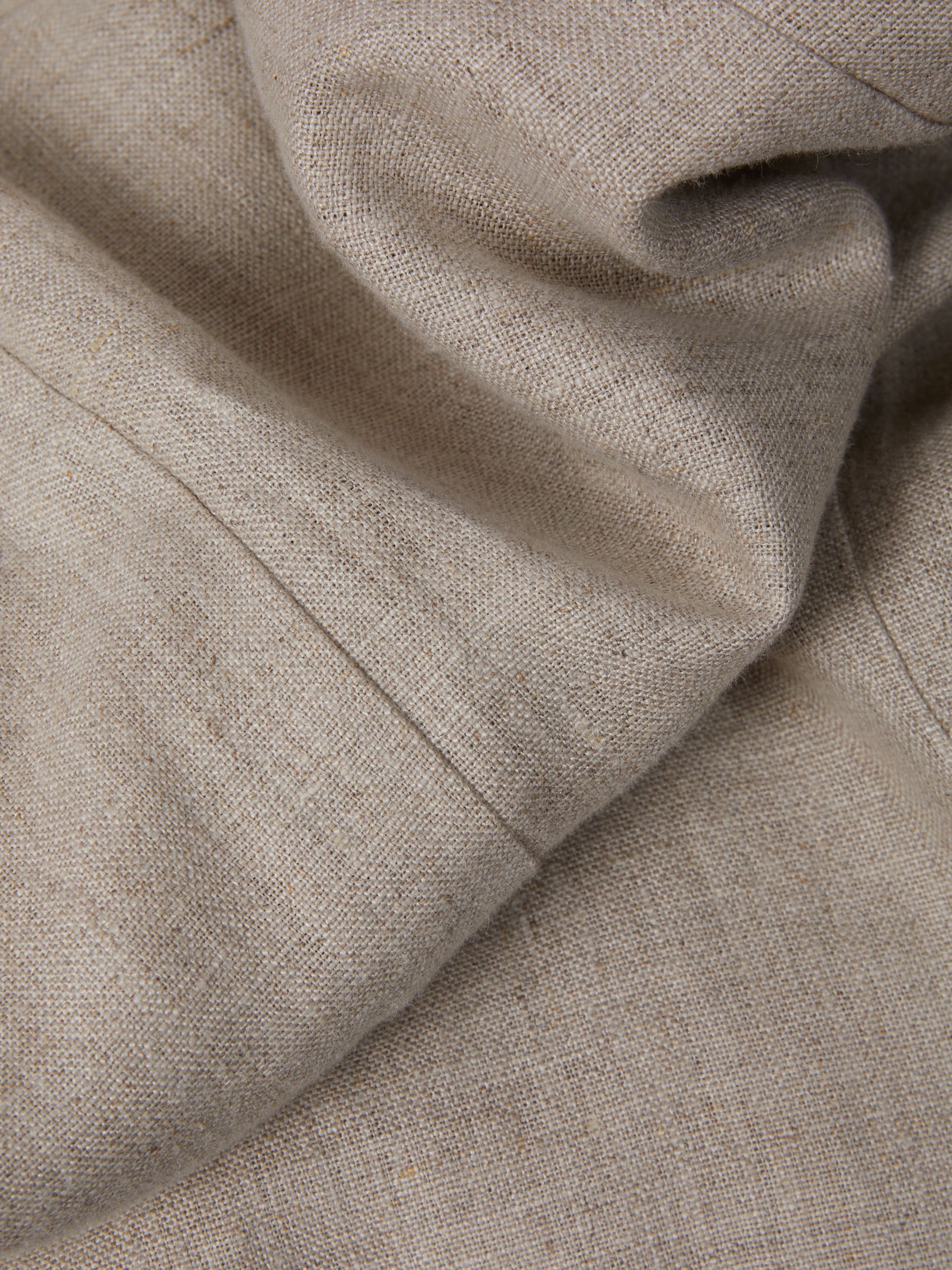 High Rise Linen Maxi Skirt in Neutral - Image 7 of 7