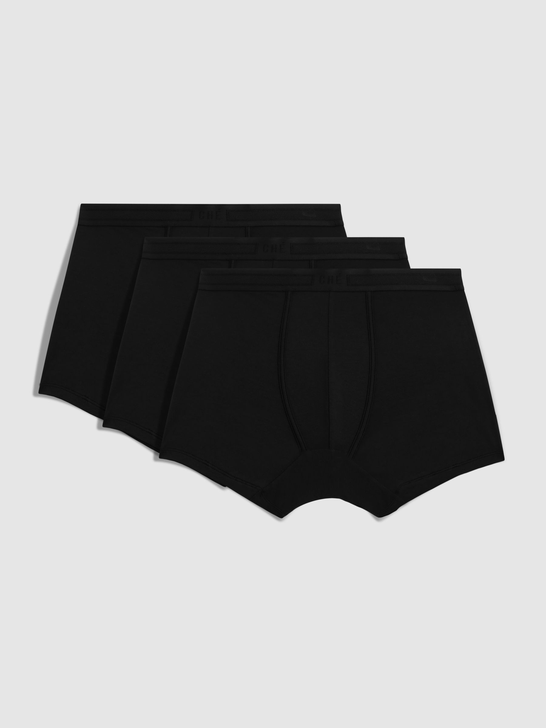 CHÉ Studios Boxer Trunks with TENCEL™ Fibers in Black - Image 2 of 5