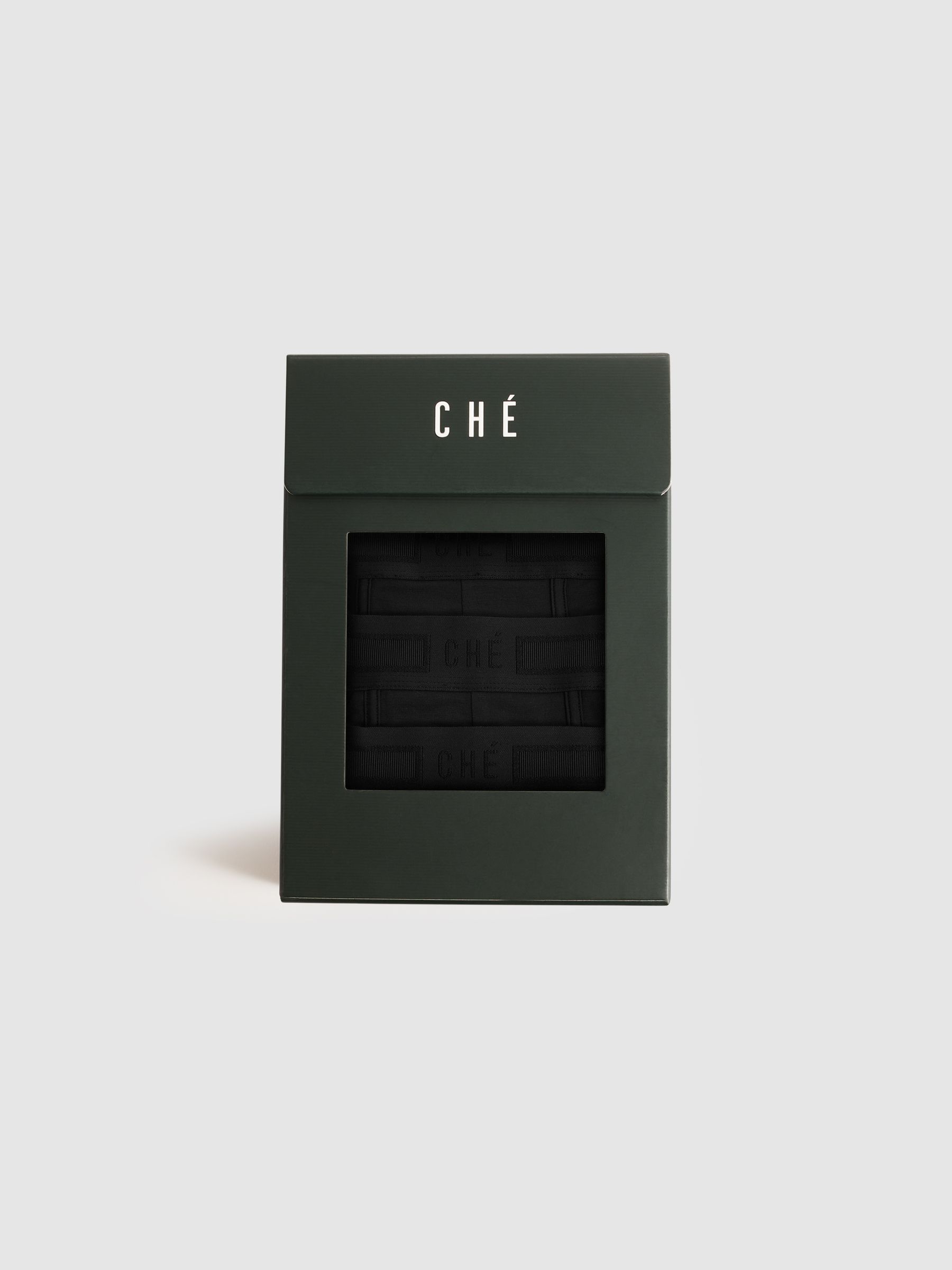 CHÉ Studios Boxer Trunks with TENCEL™ Fibers in Black - Image 5 of 5
