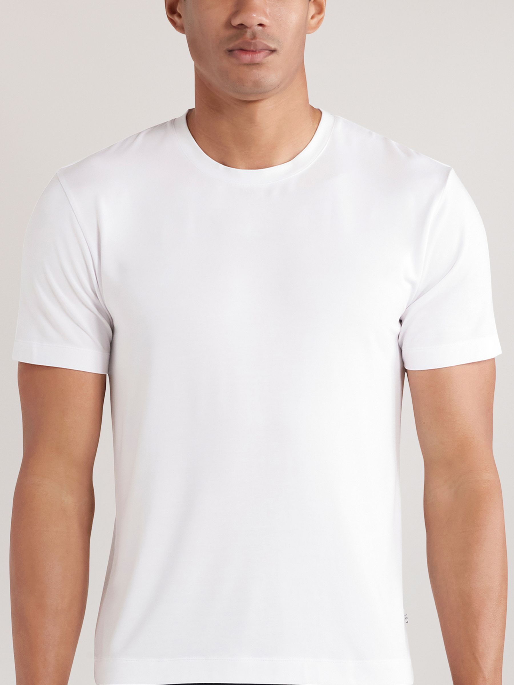 CHÉ Studios Crew Neck T-Shirt with TENCEL™ Fibers in White - Image 1 of 3