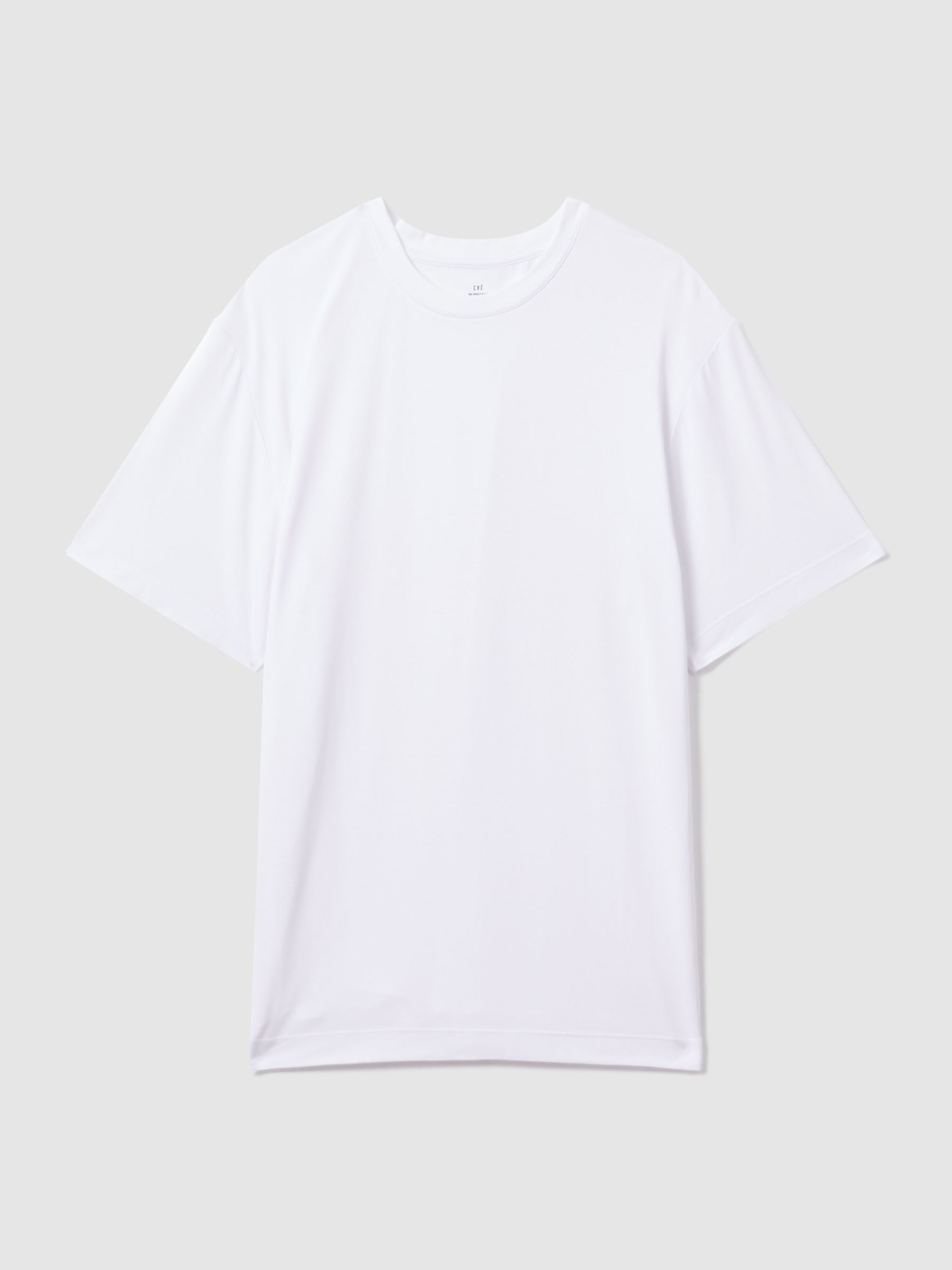 CHÉ Studios Crew Neck T-Shirt with TENCEL™ Fibers in White - Image 2 of 3