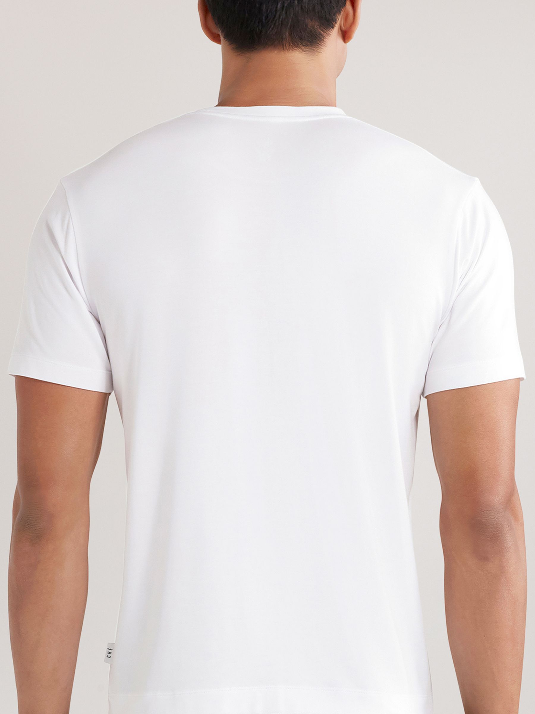 CHÉ Studios Crew Neck T-Shirt with TENCEL™ Fibers in White - Image 3 of 3