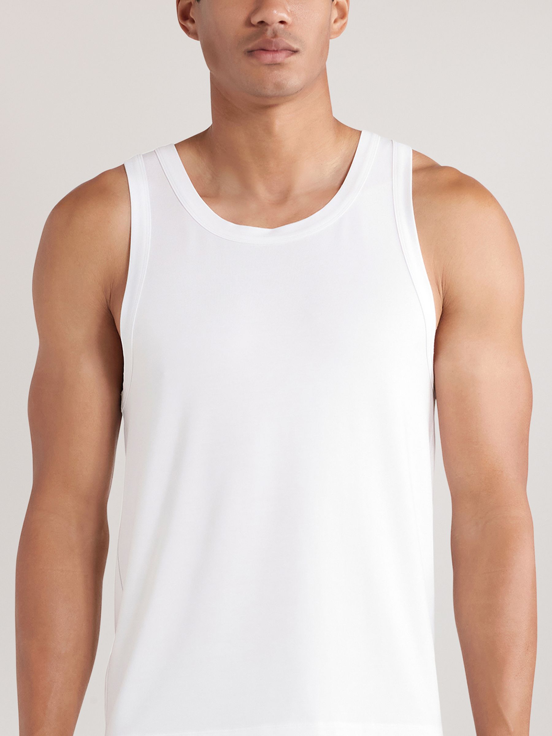 CHÉ Studios Crew Neck Vest with TENCEL™ Fibers in White - Image 1 of 3