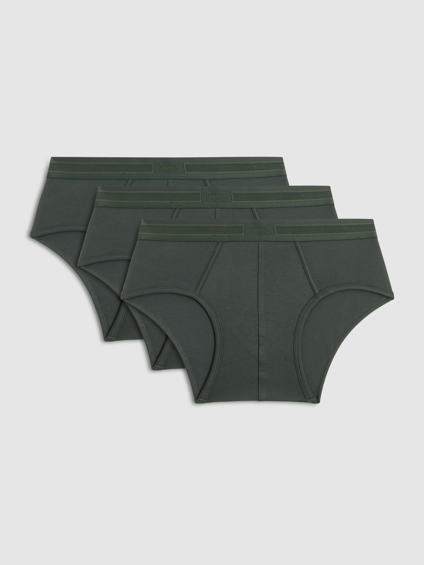 CHÉ Studios Boxer Briefs with TENCEL™ Fibers in Pine Green - Image 2 of 5