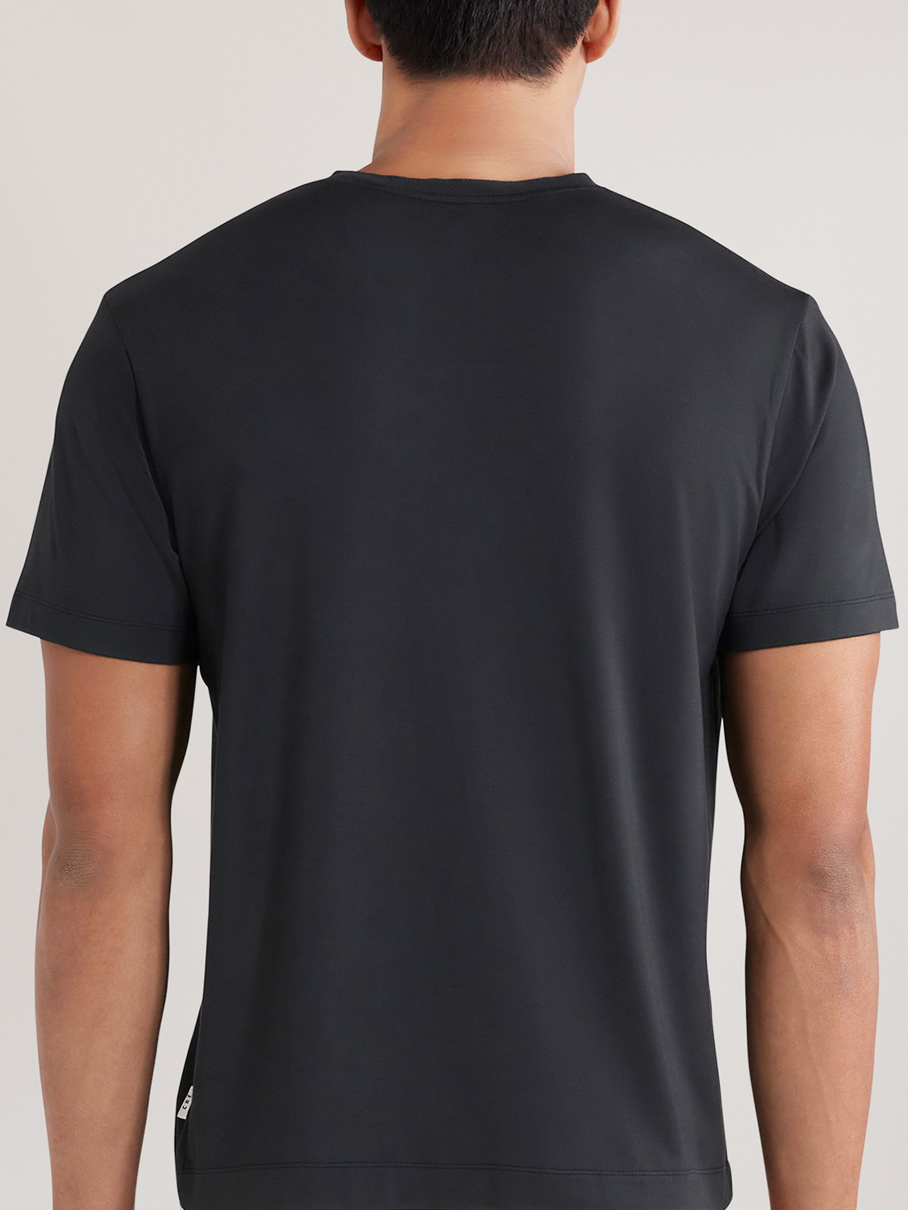 CHÉ Studios Crew Neck T-Shirt with TENCEL™ Fibers in Black - Image 3 of 3