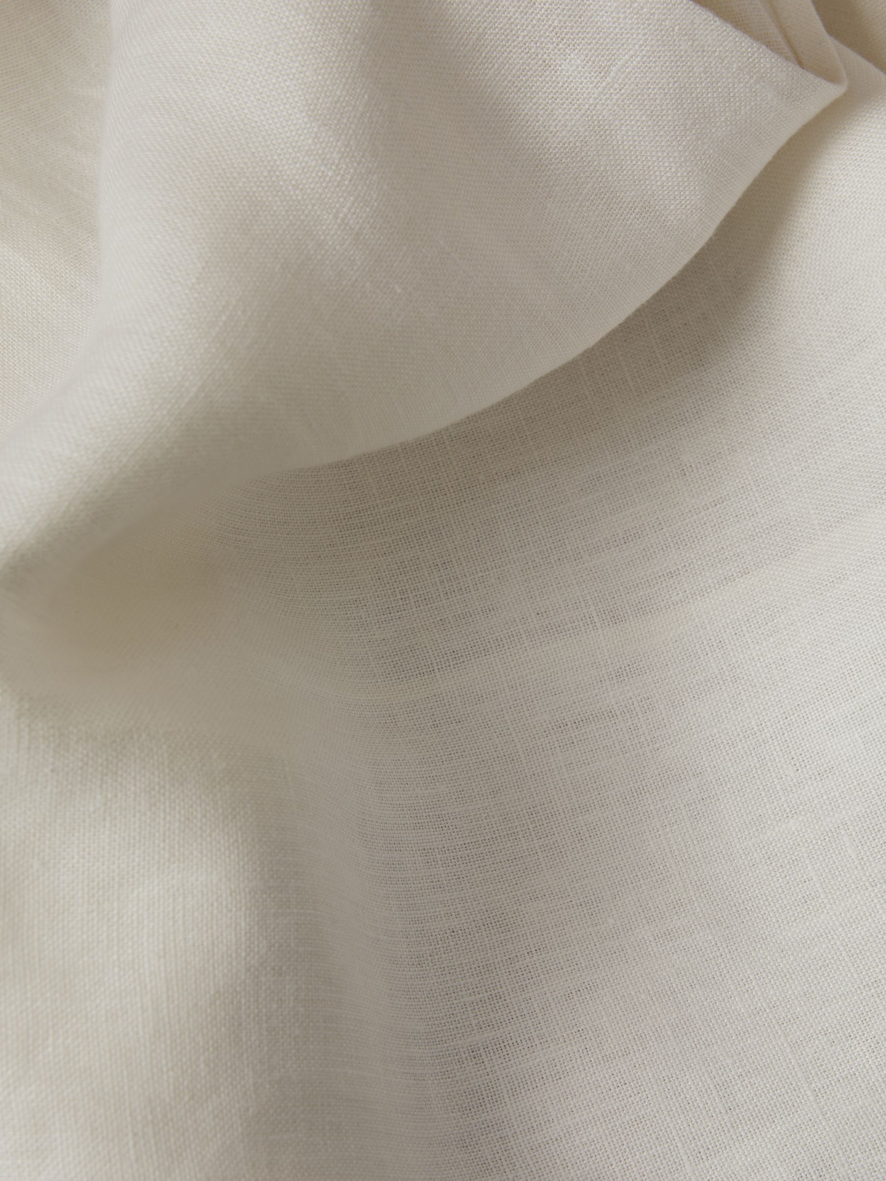 High Rise Linen Maxi Skirt in White - Image 6 of 6