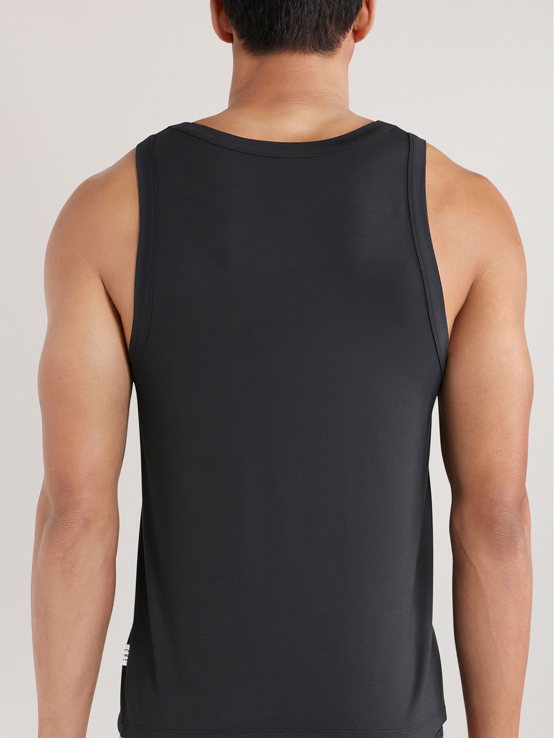 CHÉ Studios Crew Neck Vest with TENCEL™ Fibers in Black - Image 3 of 3