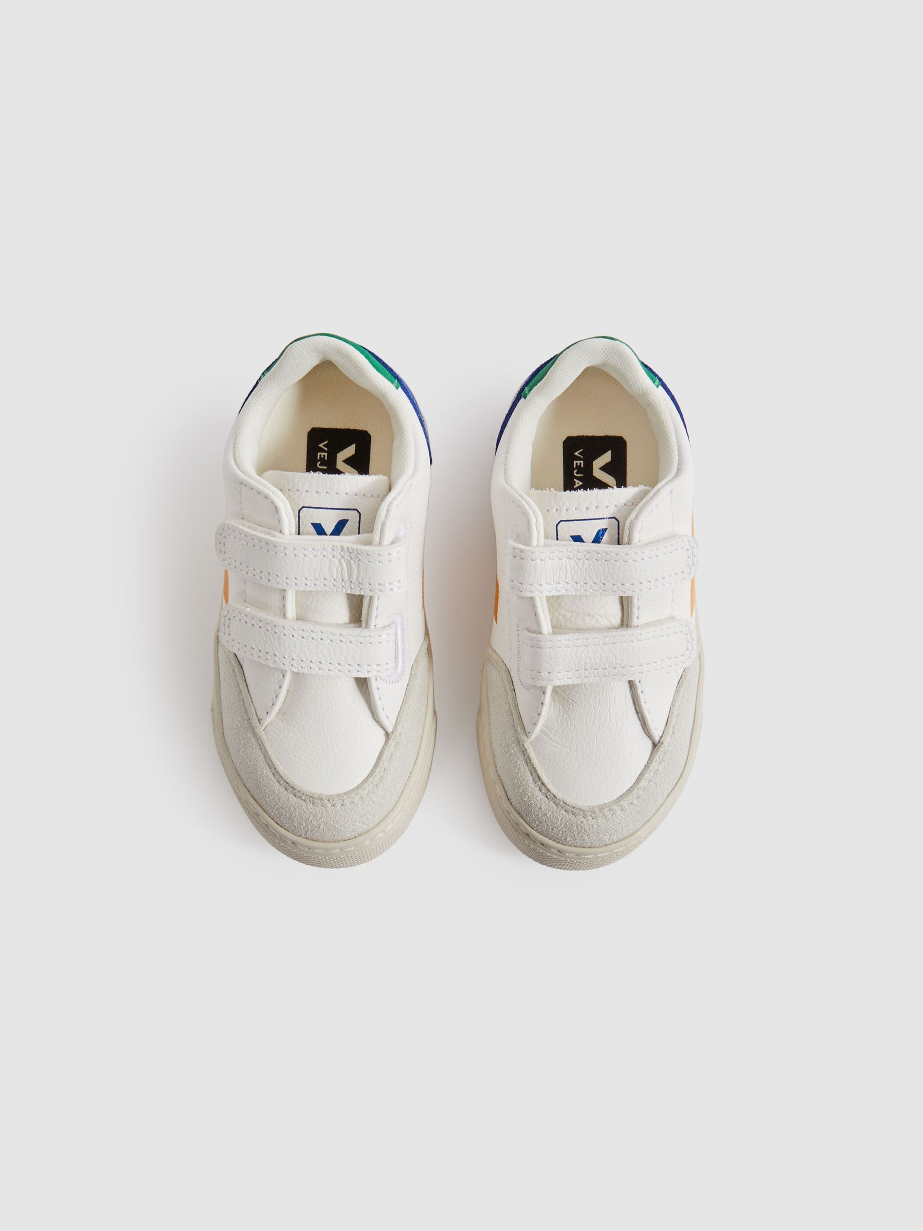 Veja Velcro Trainers in White Multi - Image 2 of 4