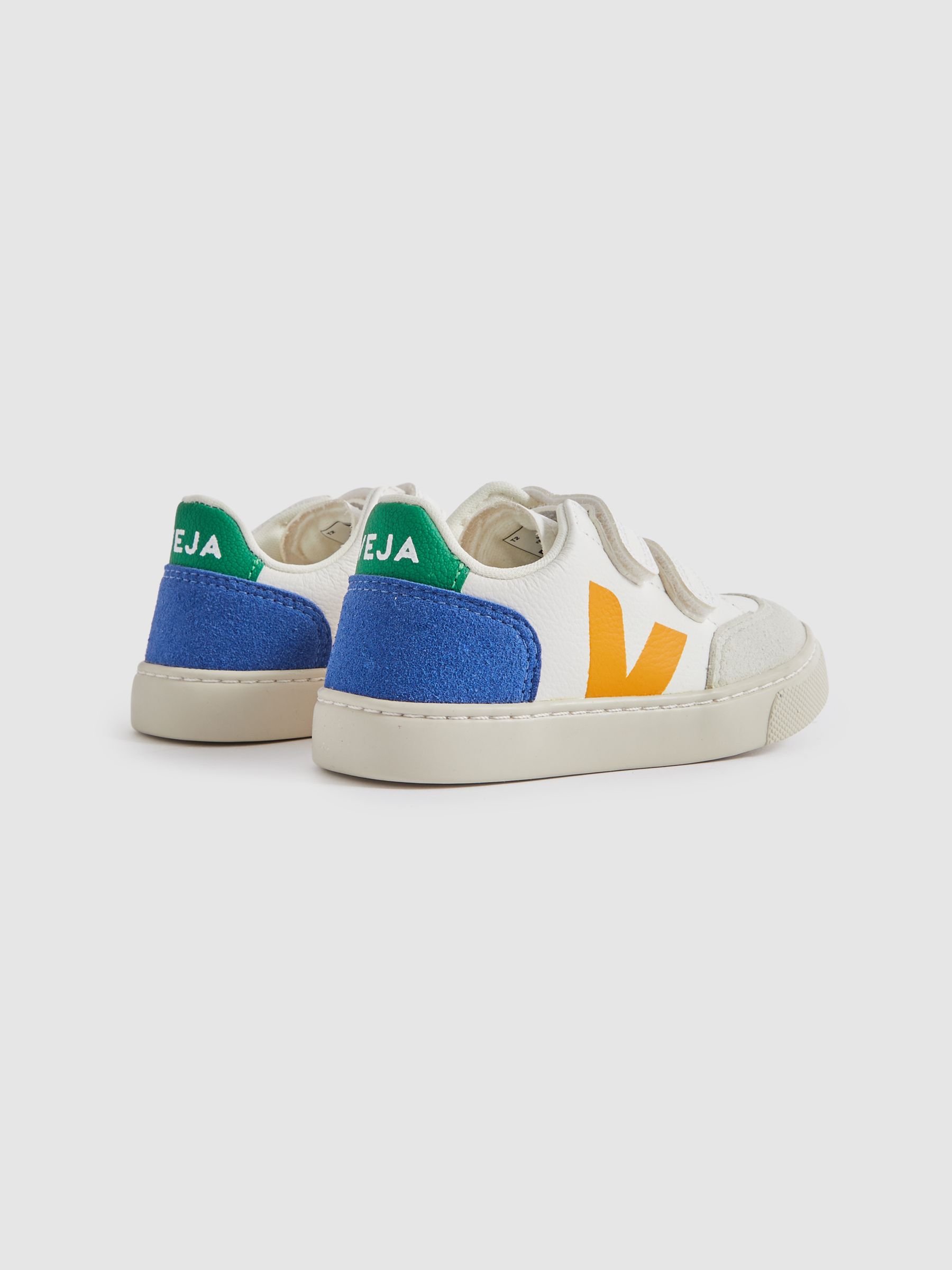 Veja Velcro Trainers in White Multi - Image 3 of 4