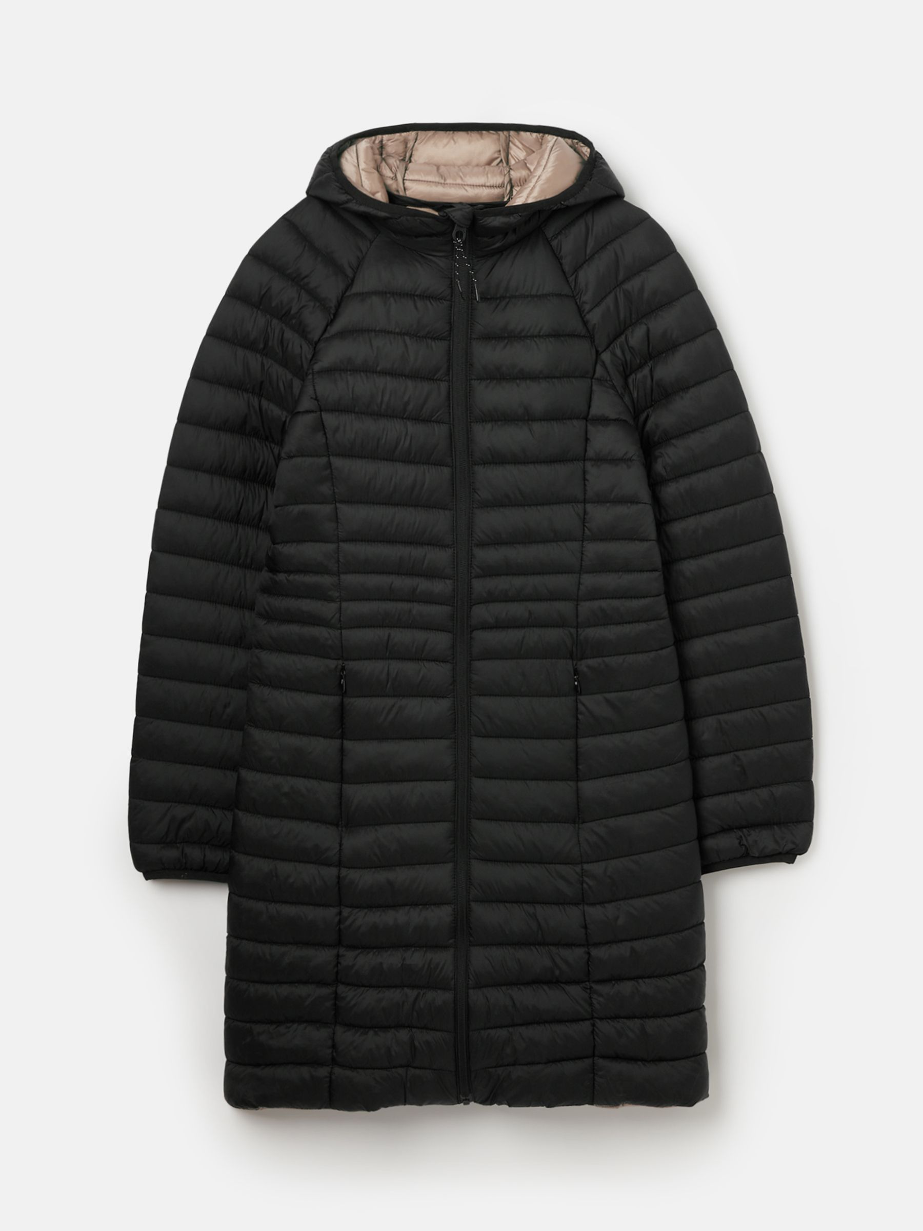 Bramley Black Showerproof Long Packable Padded Coat - Image 1 of 1