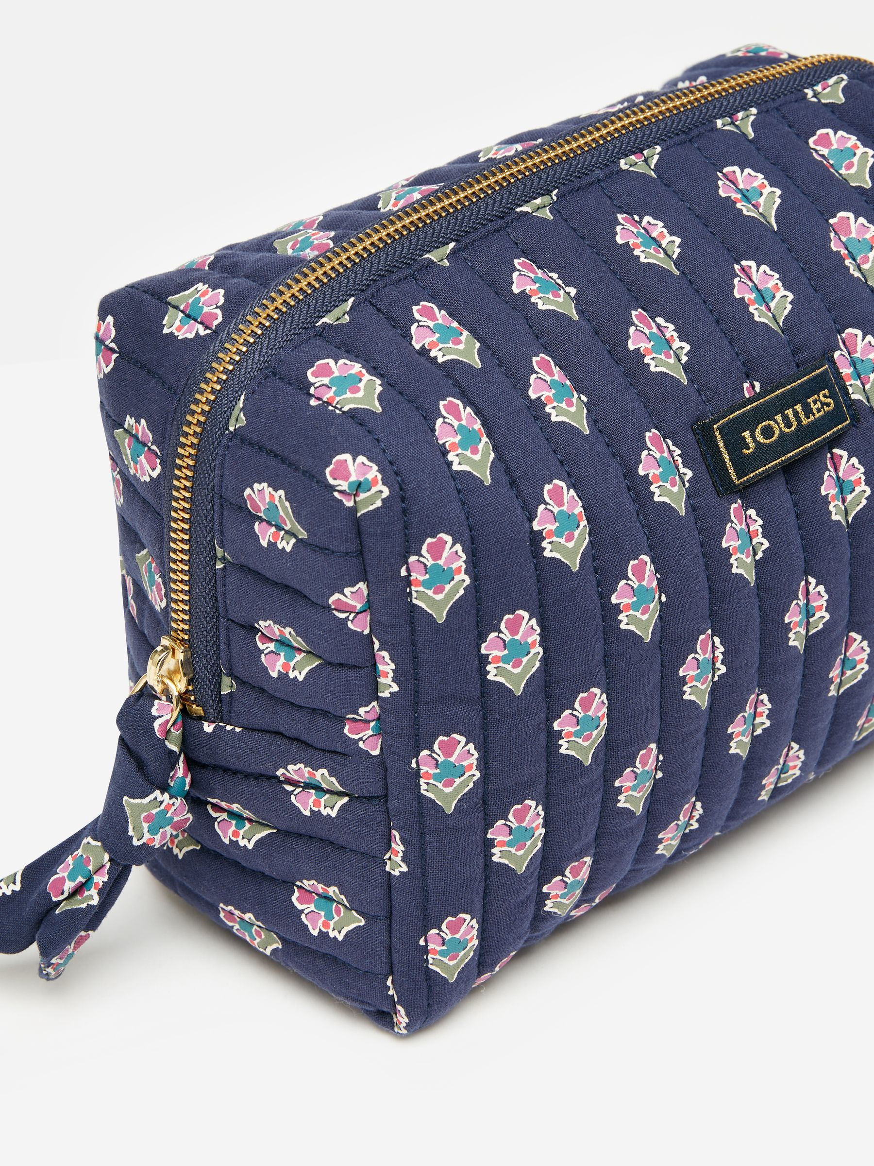 Lillia Navy/Pink Floral Wash Bag - Image 4 of 4
