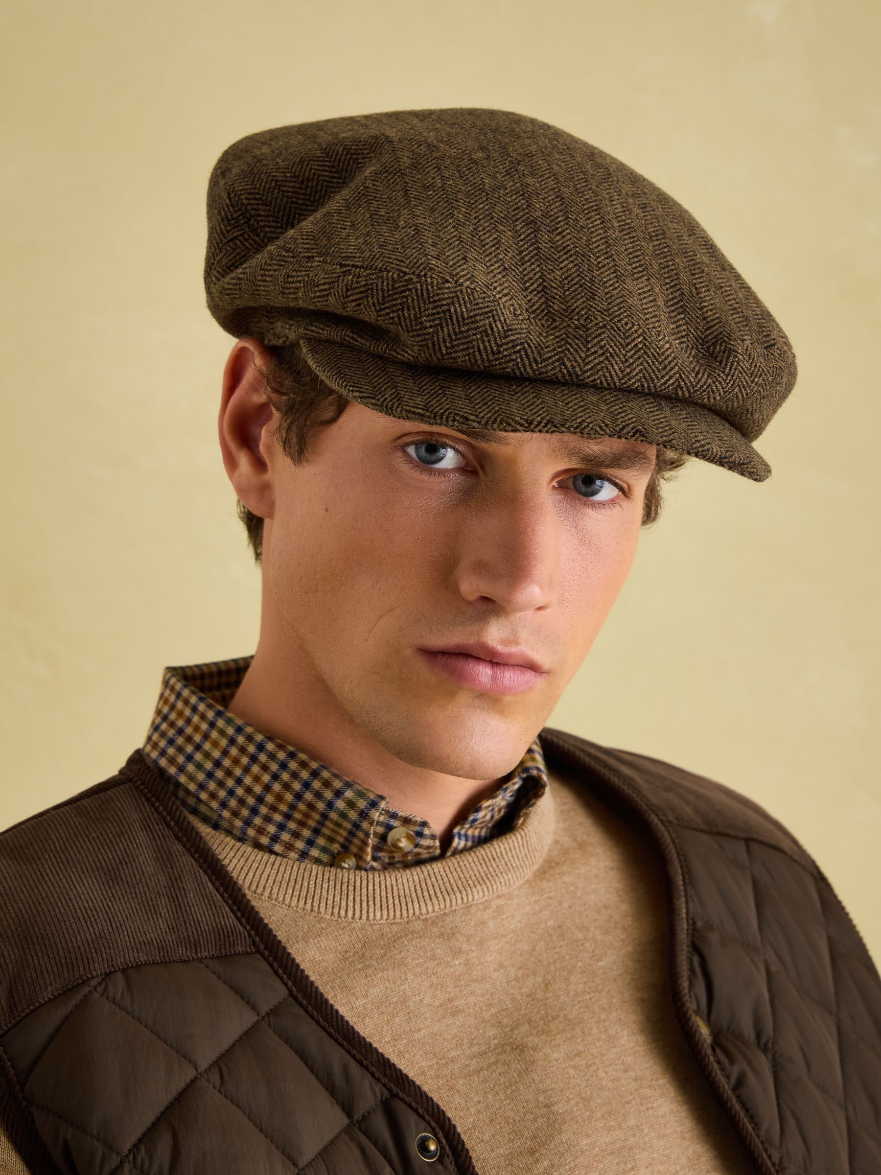 Ashby Brown Flat Cap - Image 2 of 5